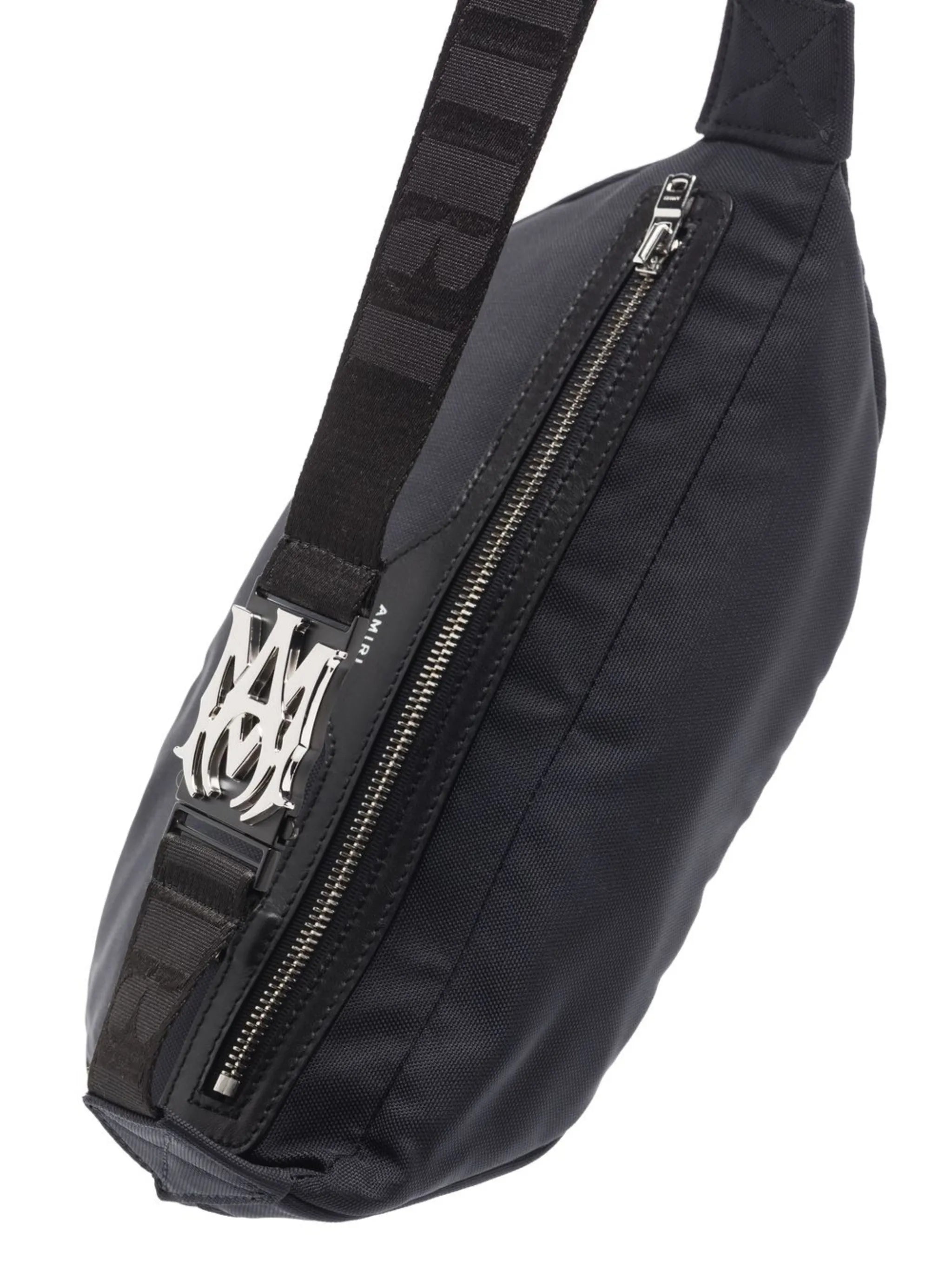 logo-print belt bag