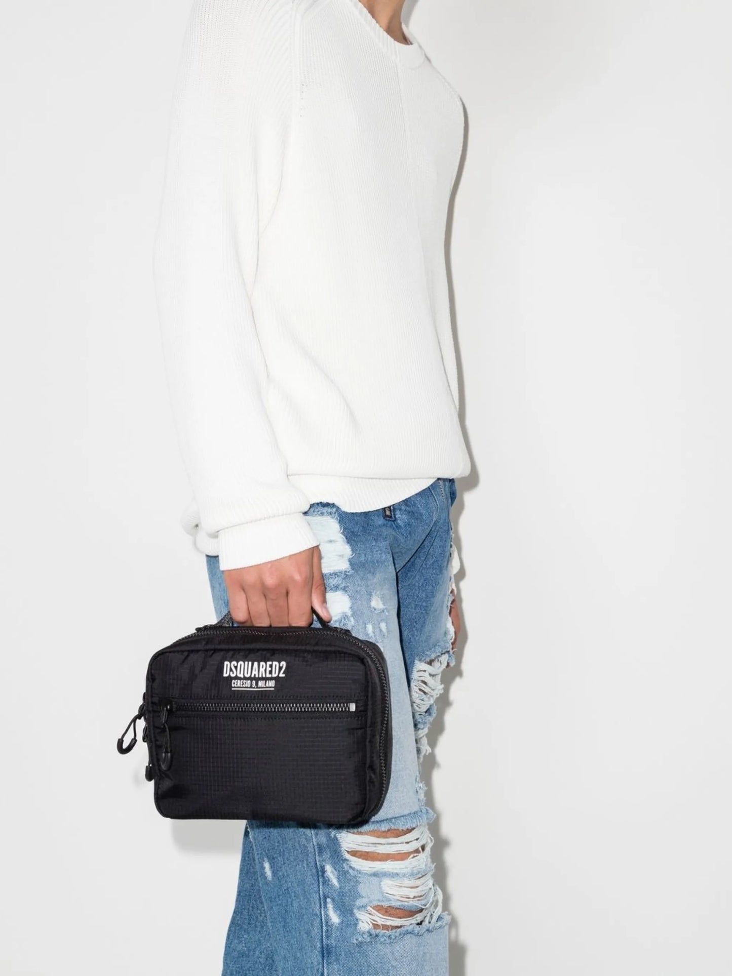Ceresio 9 clutch bag