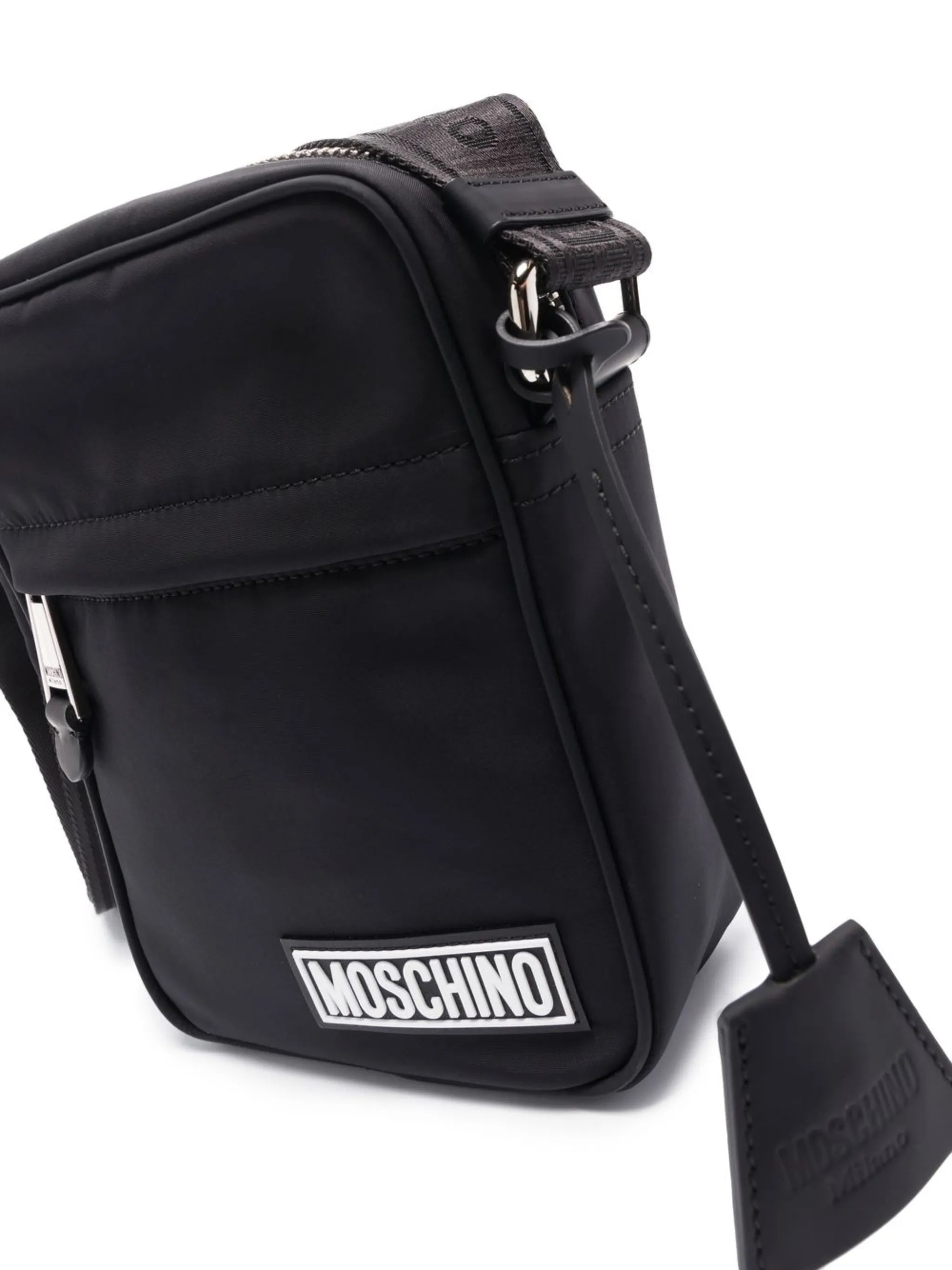 logo-patch messenger bag