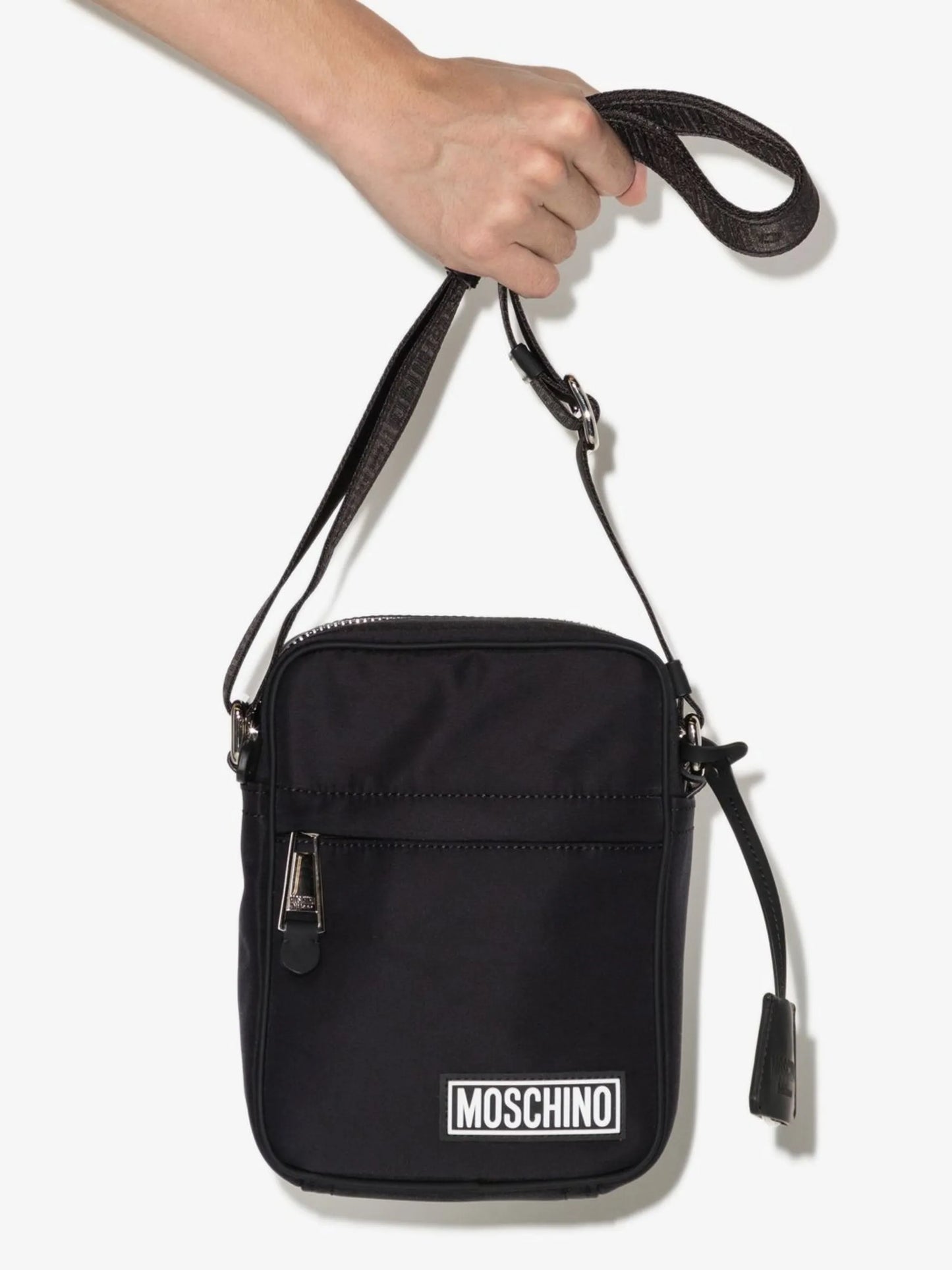 logo-patch messenger bag