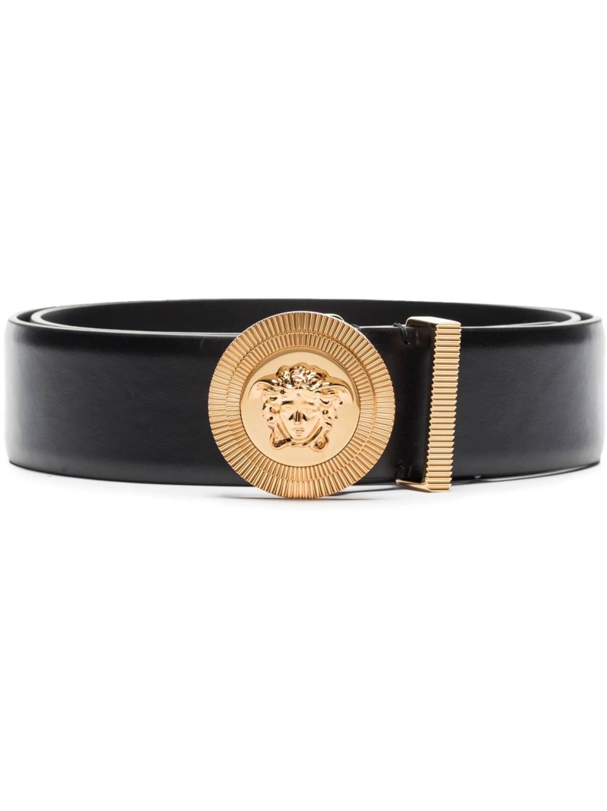 Medusa Biggie leather belt