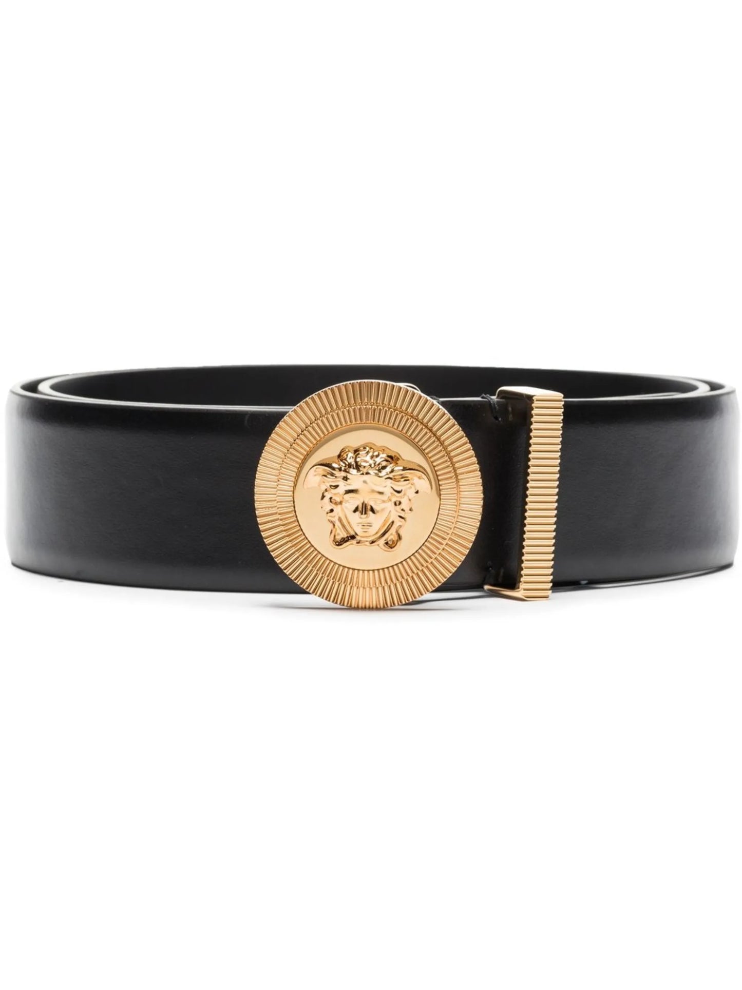 Medusa Biggie leather belt