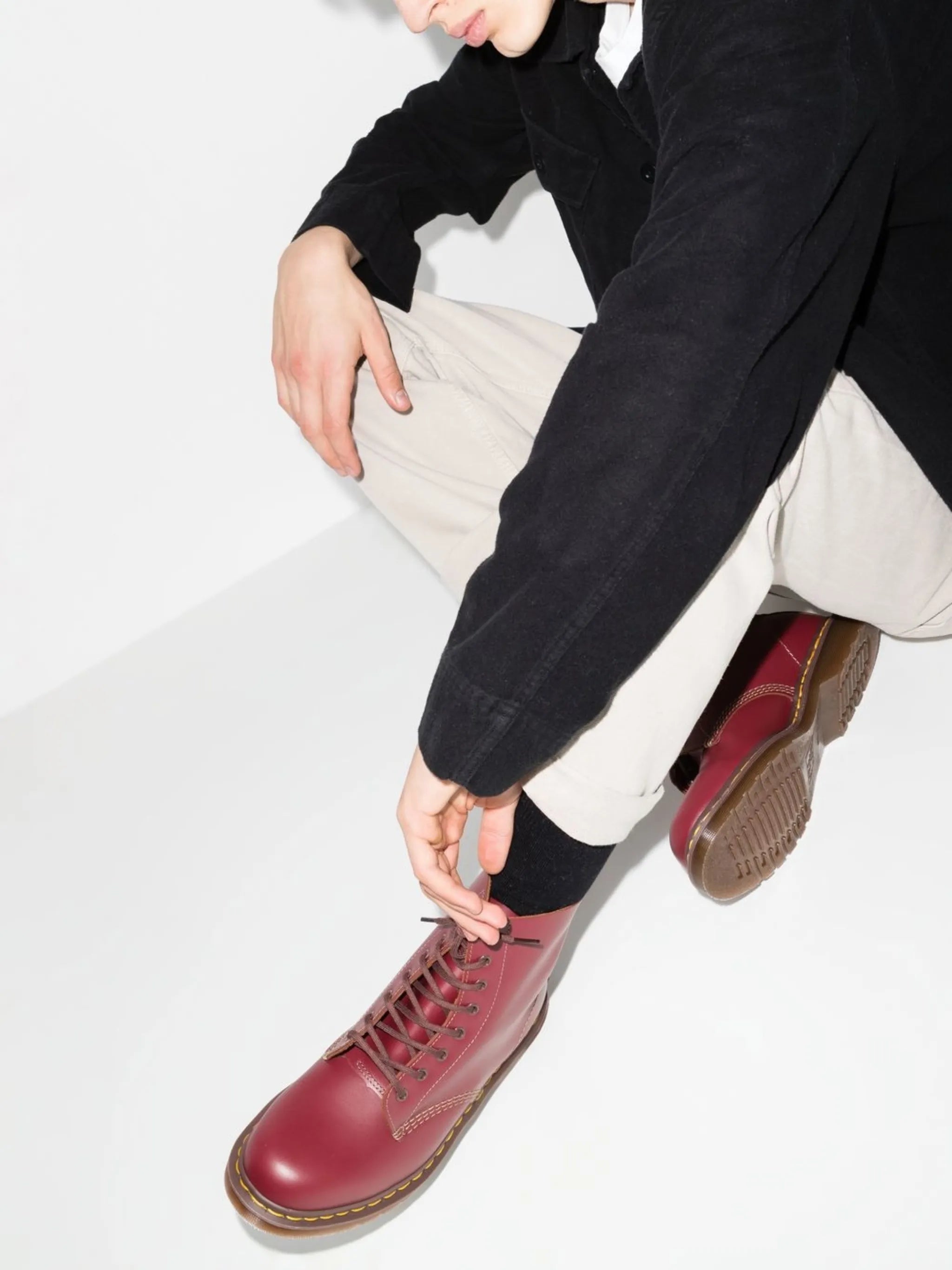 Vintage 1460 leather ankle boots