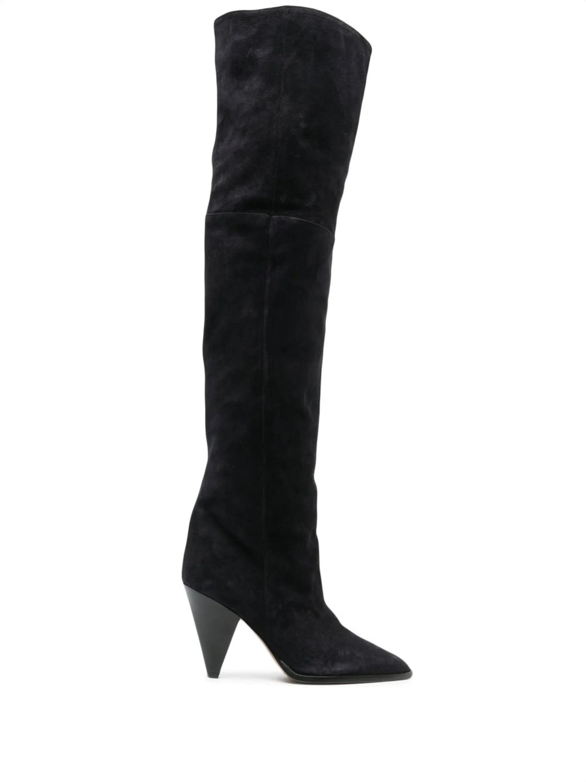 Riria suede thigh-high boots