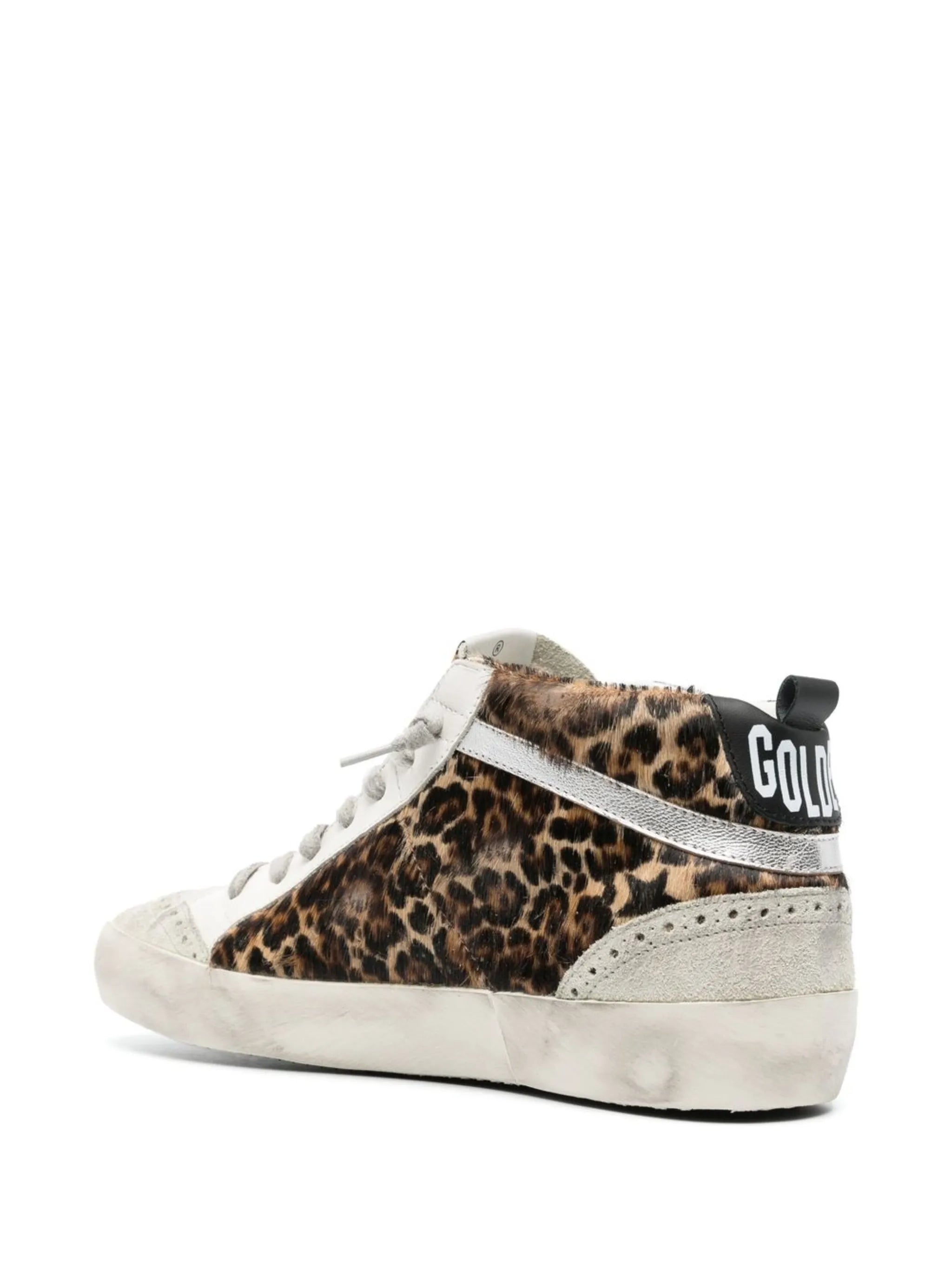 Mid Star leopard print sneakers
