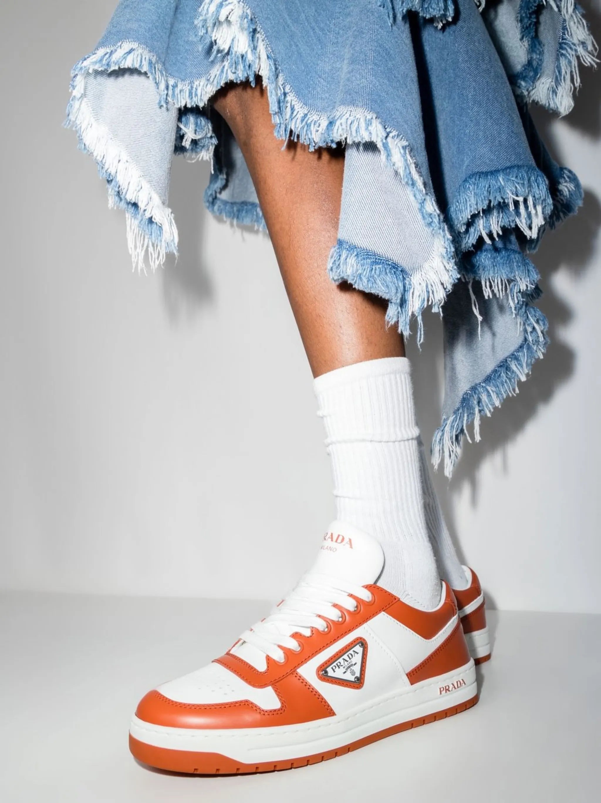 Downtown leather sneakers