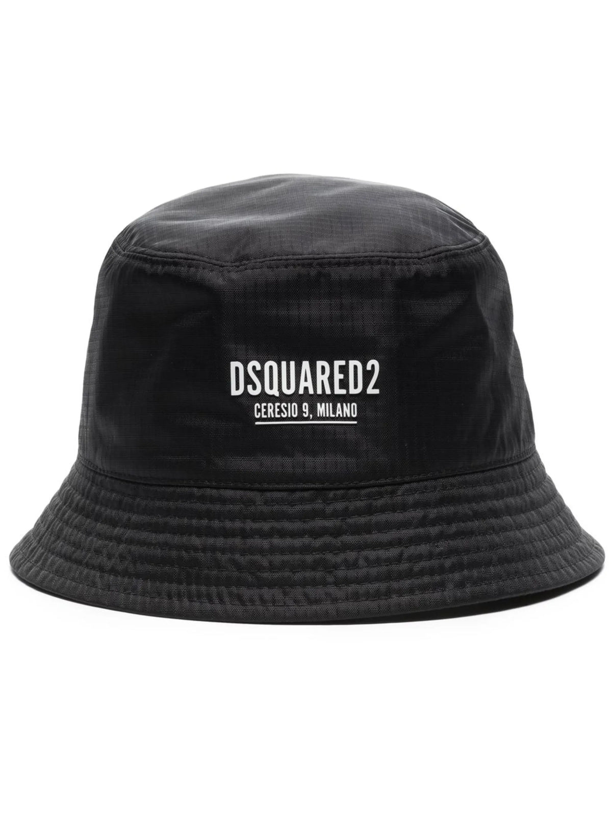 logo-print bucket hat