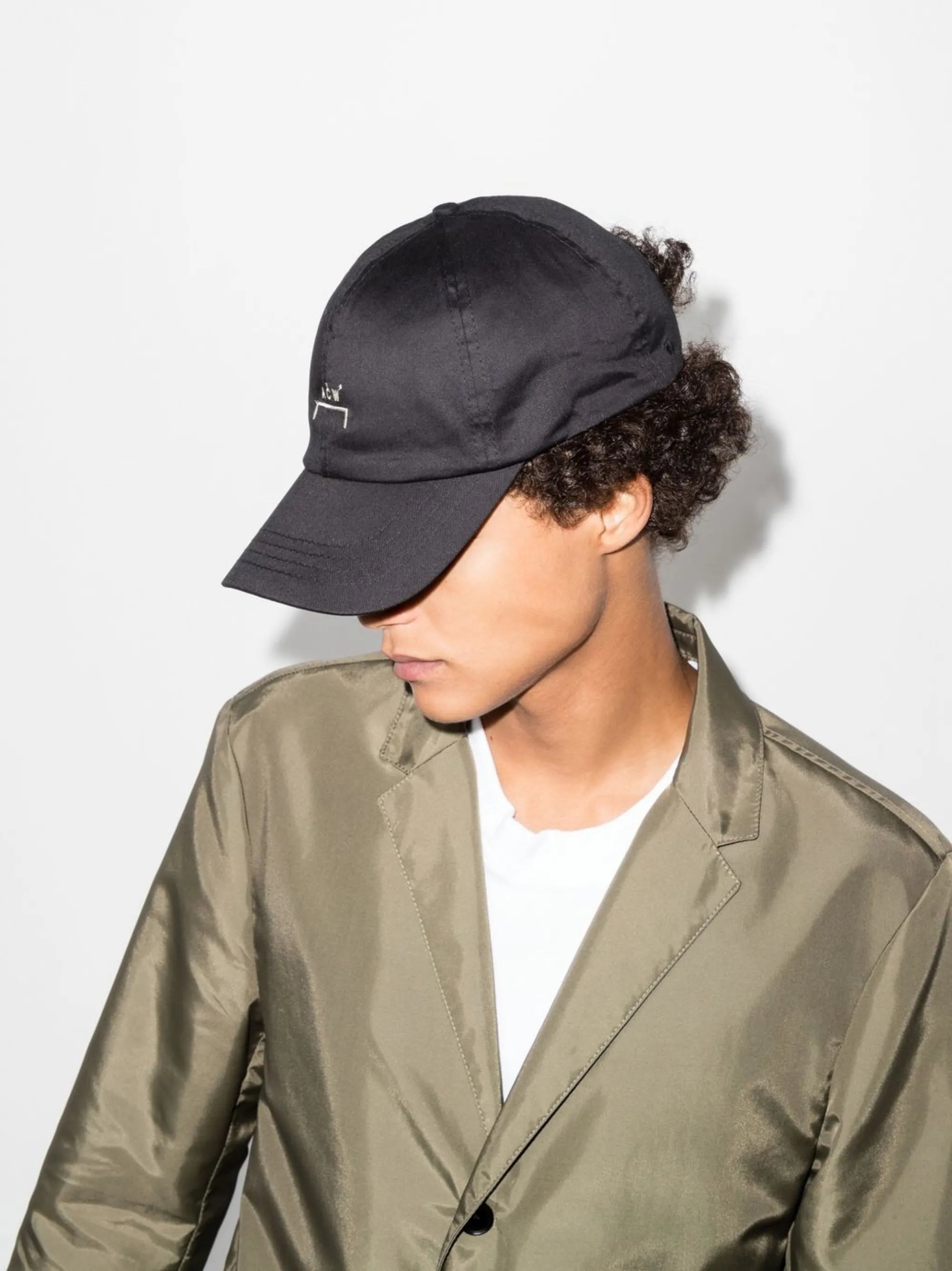 logo-embroidered baseball cap
