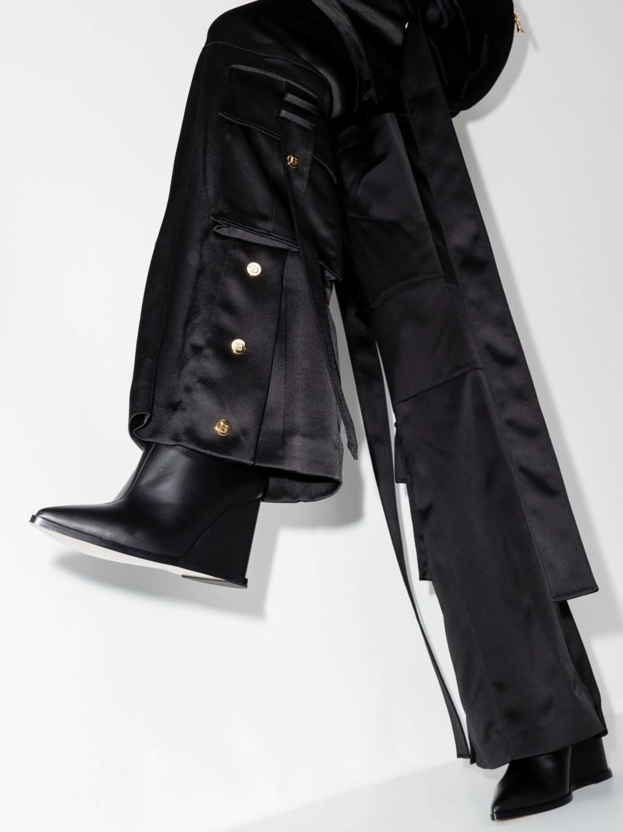 Glove 85mm wedge ankle boots