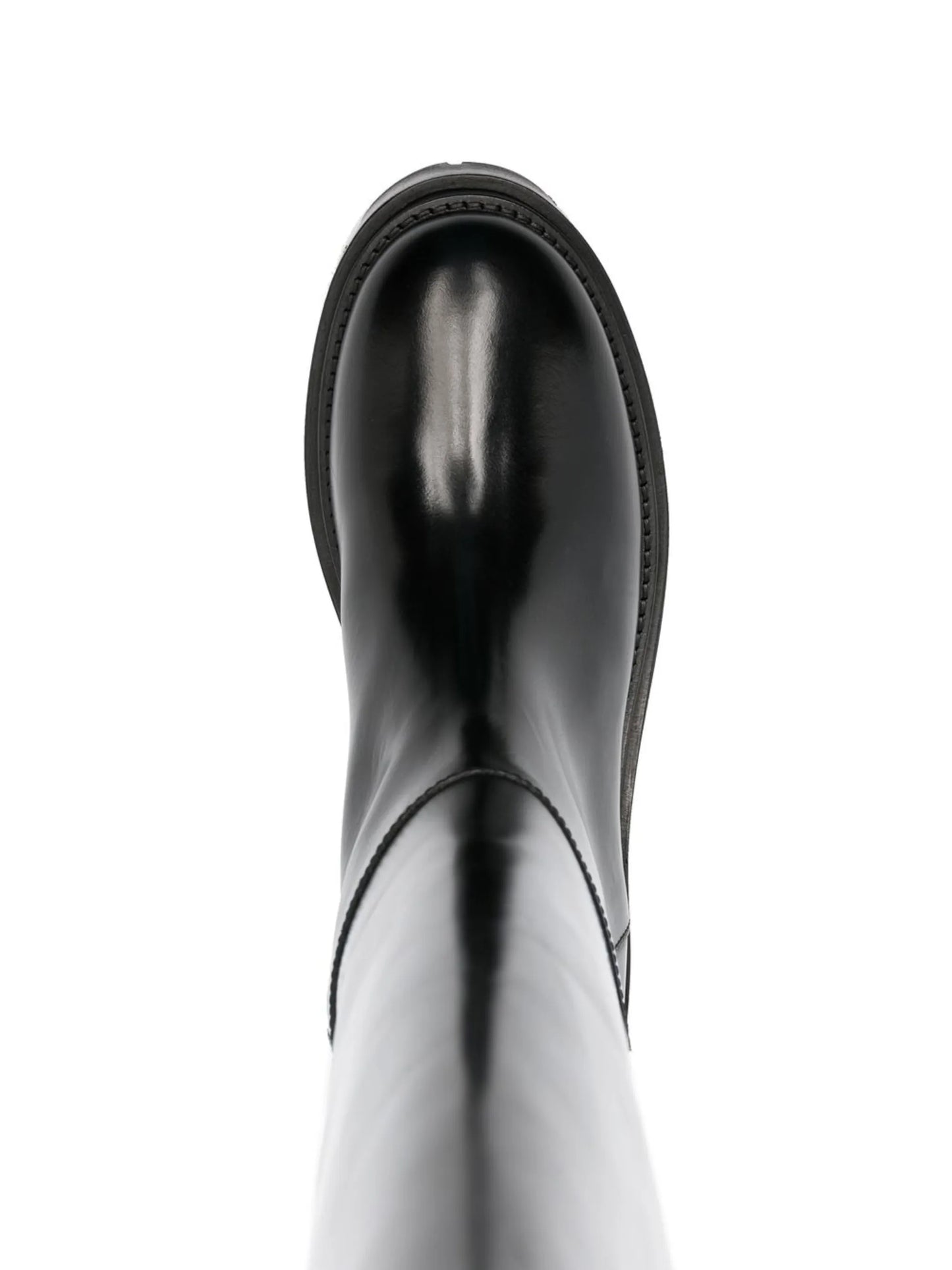 leather knee-high boots