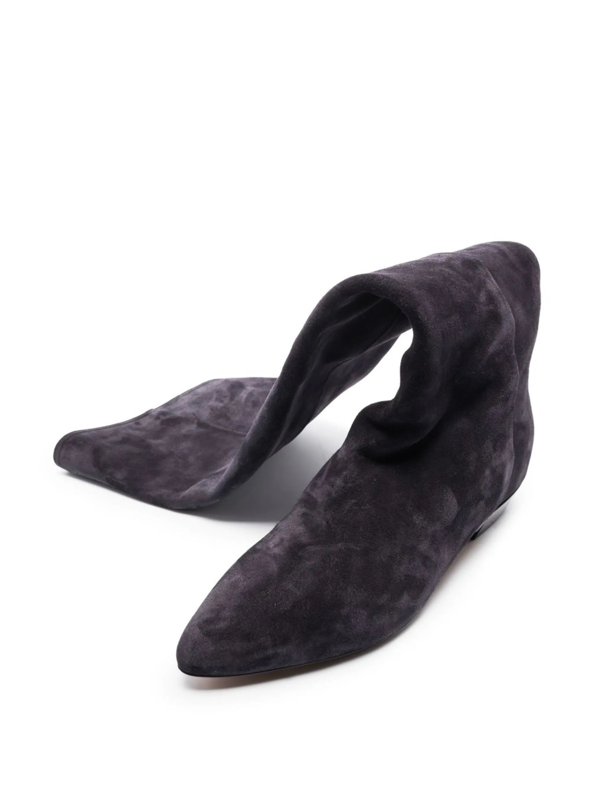 Skarlet knee-length suede boots
