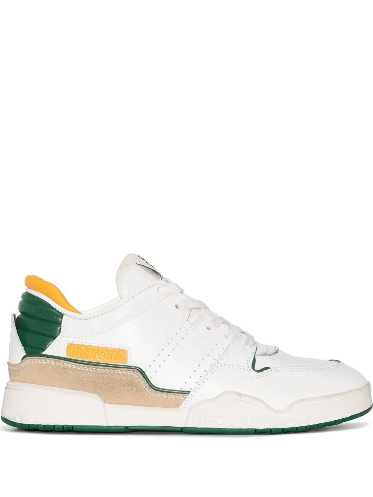 logo-patch lace-up sneakers