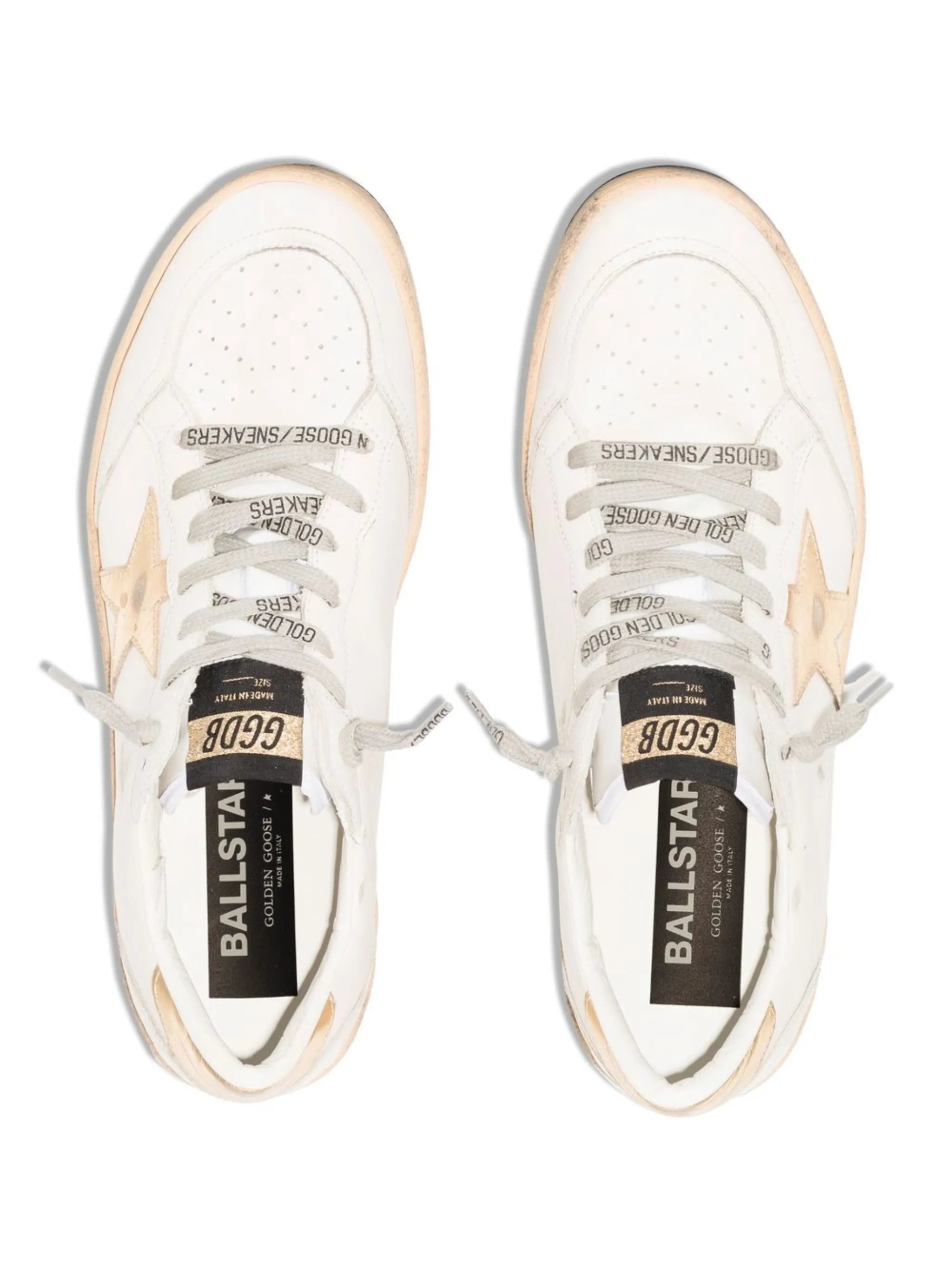 Ball Star trainers with gold star and heels tab