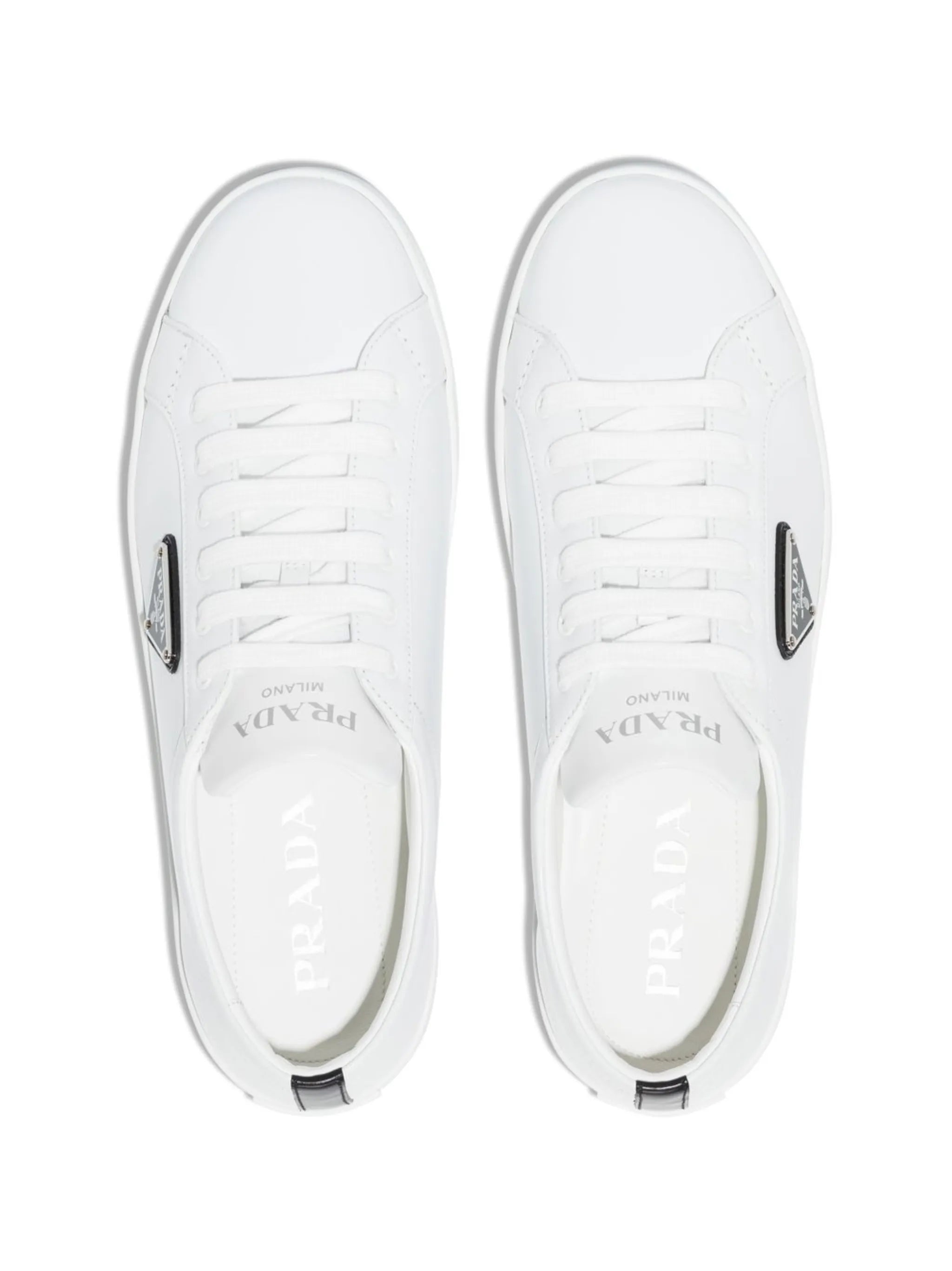 triangle-logo low-top sneakers
