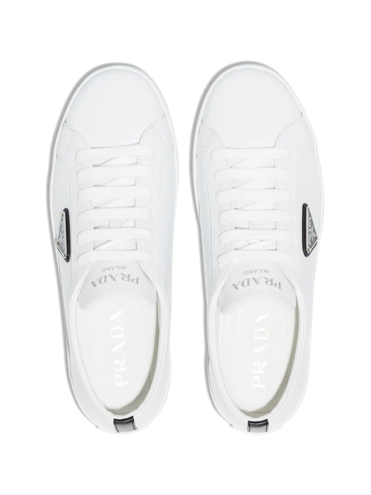 triangle-logo low-top sneakers