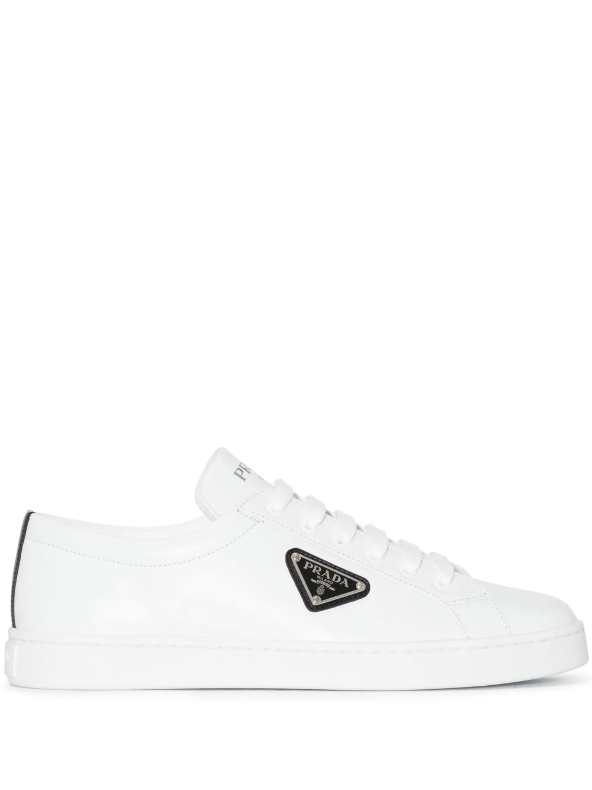 triangle-logo low-top sneakers