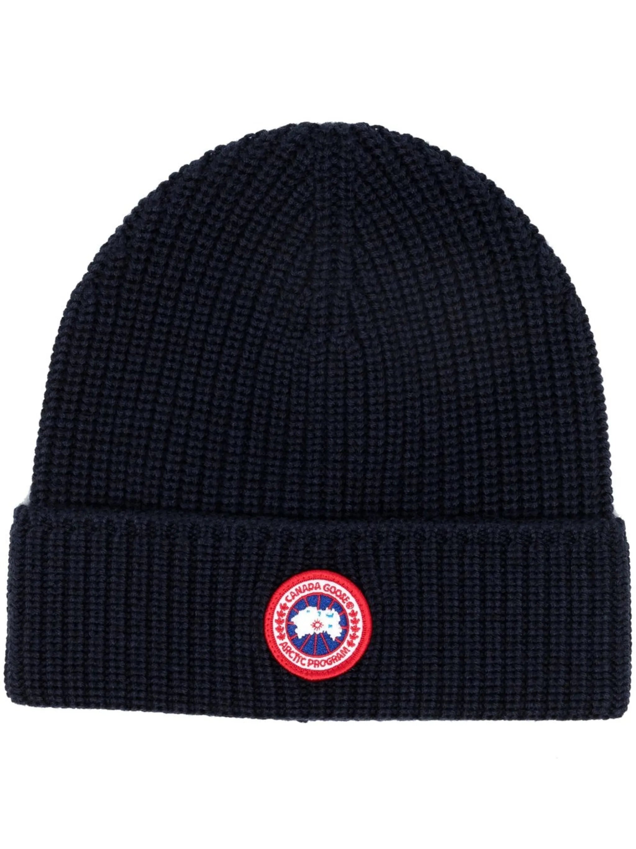Arctic Disc-embellished wool beanie