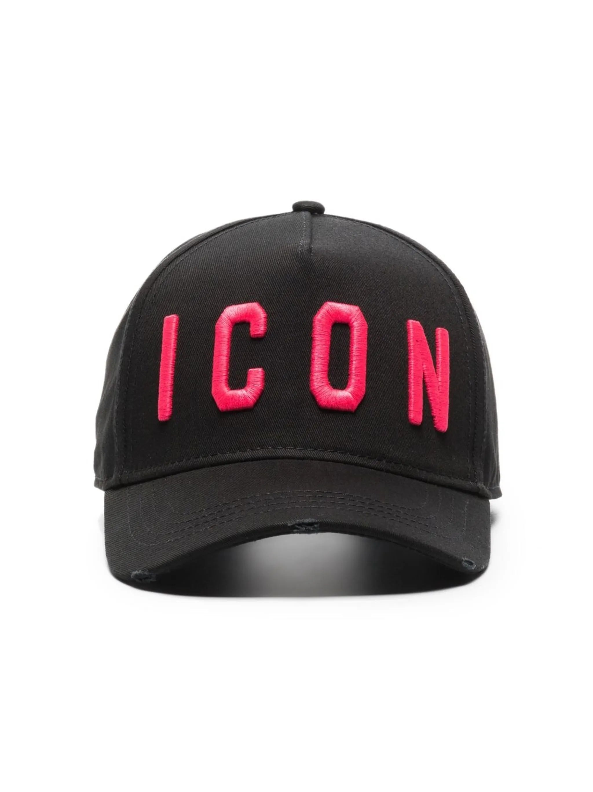 Icon-embroidered baseball cap