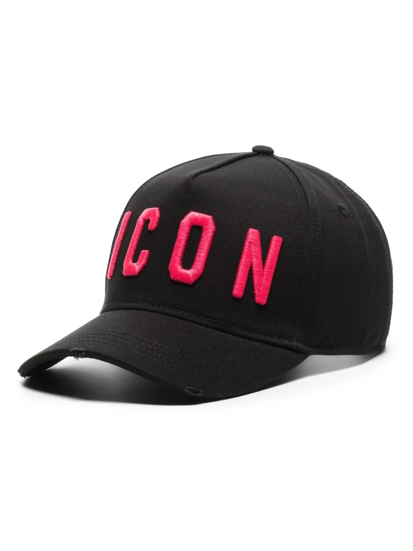 Icon-embroidered baseball cap