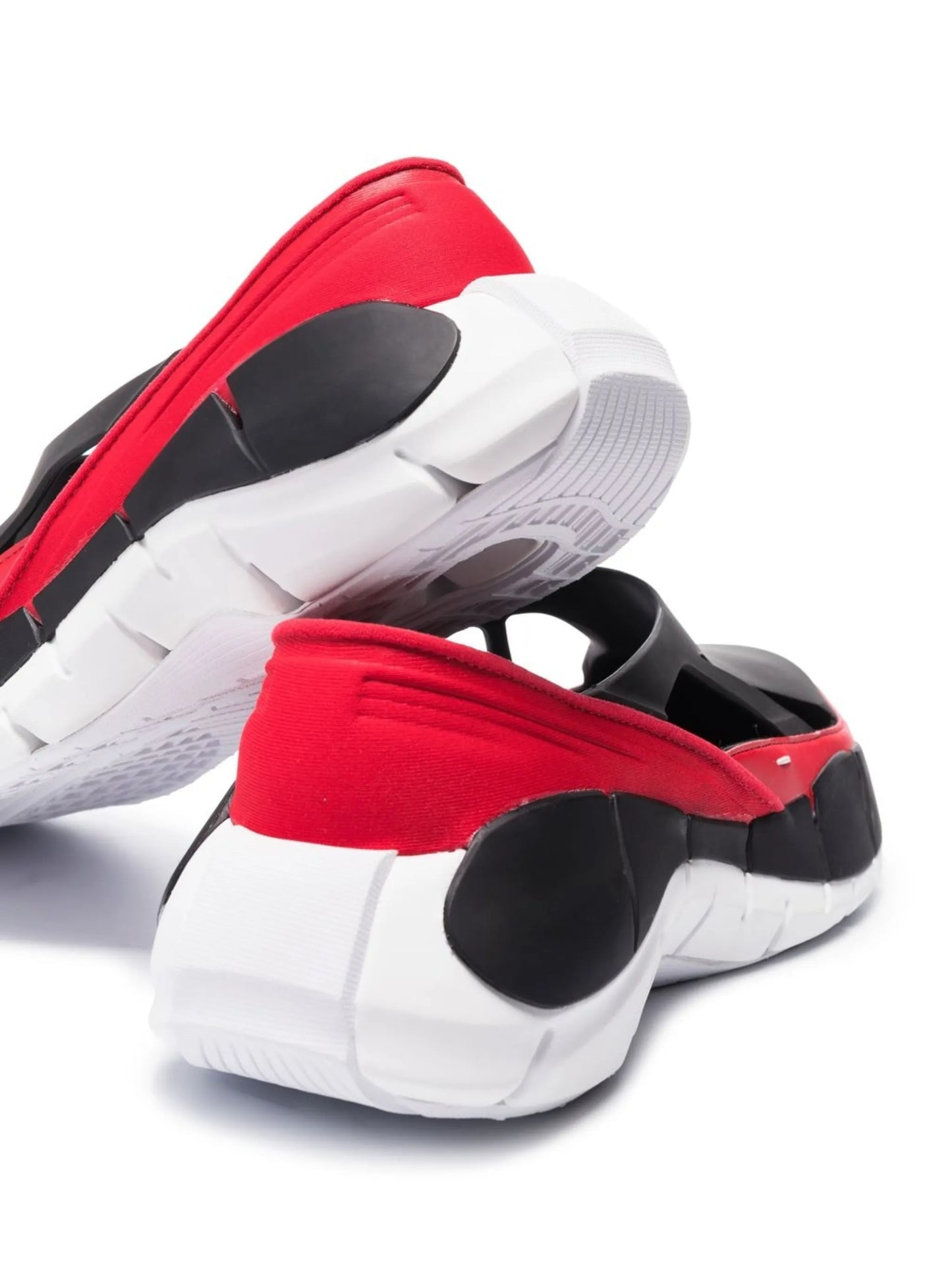 x Reebok embossed-logo sandals