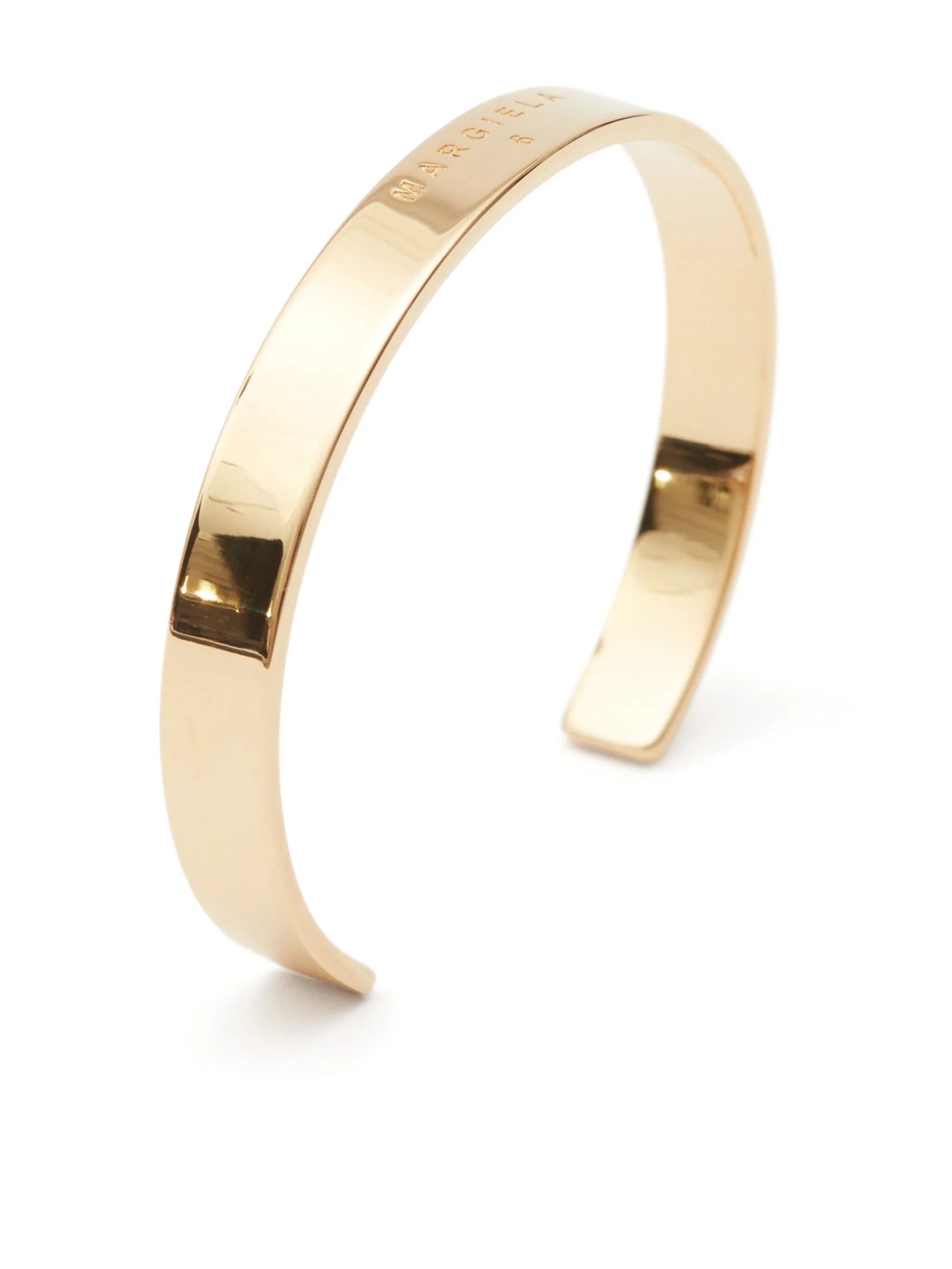 Minimal engraved bangle