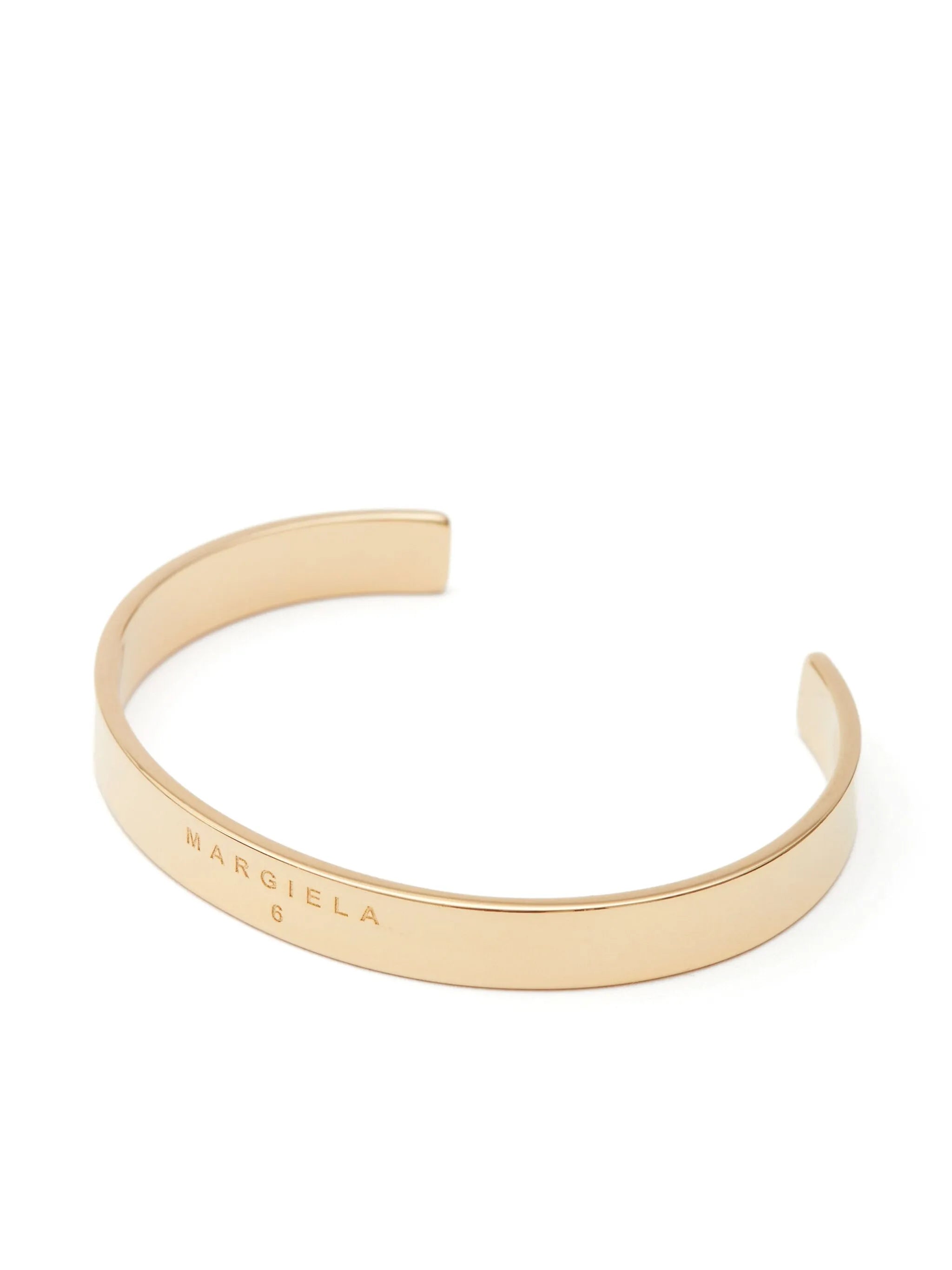 Minimal engraved bangle