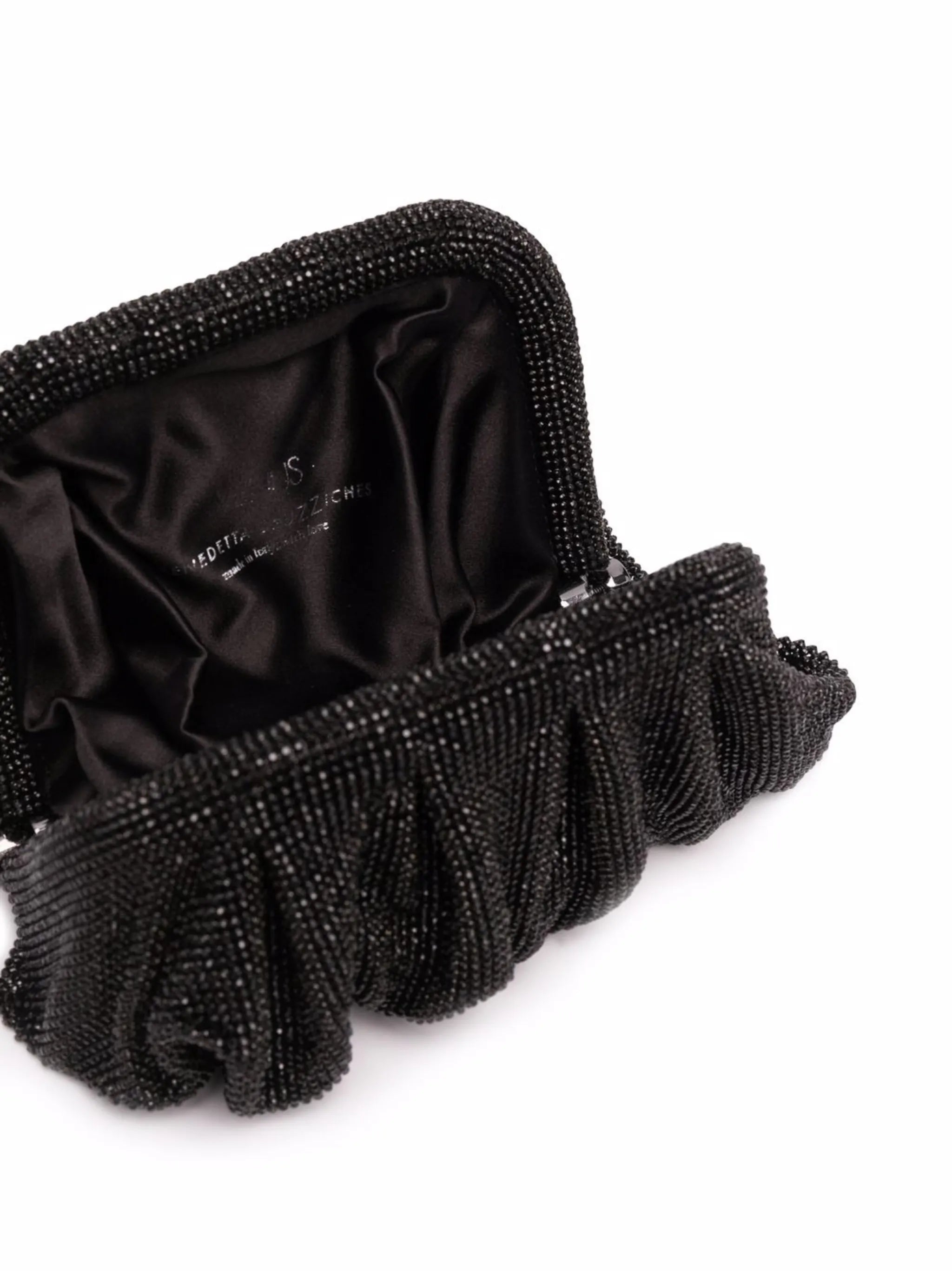 bead-embellished clutch bag