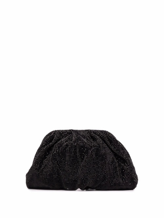 bead-embellished clutch bag