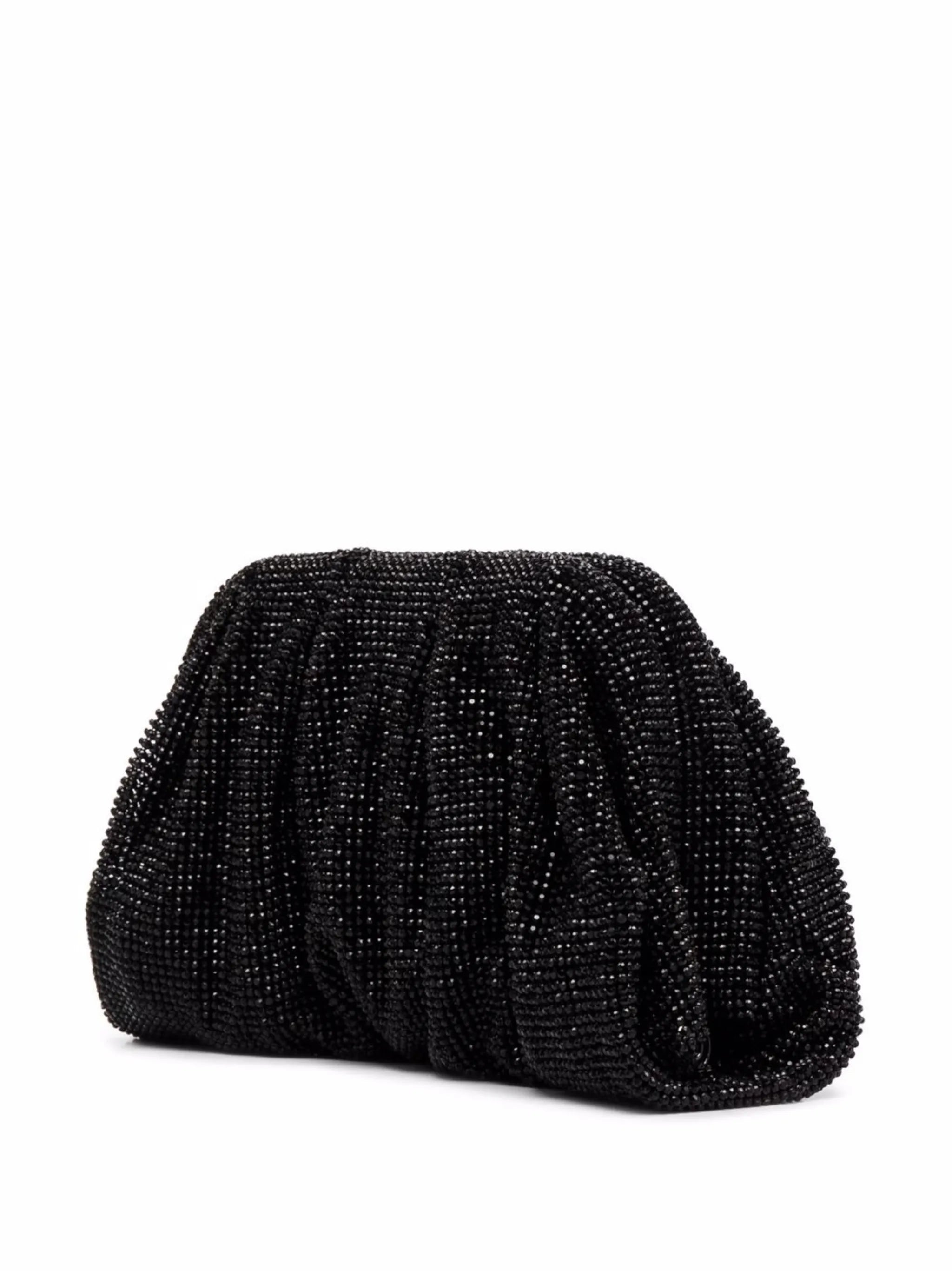 bead-embellished clutch bag