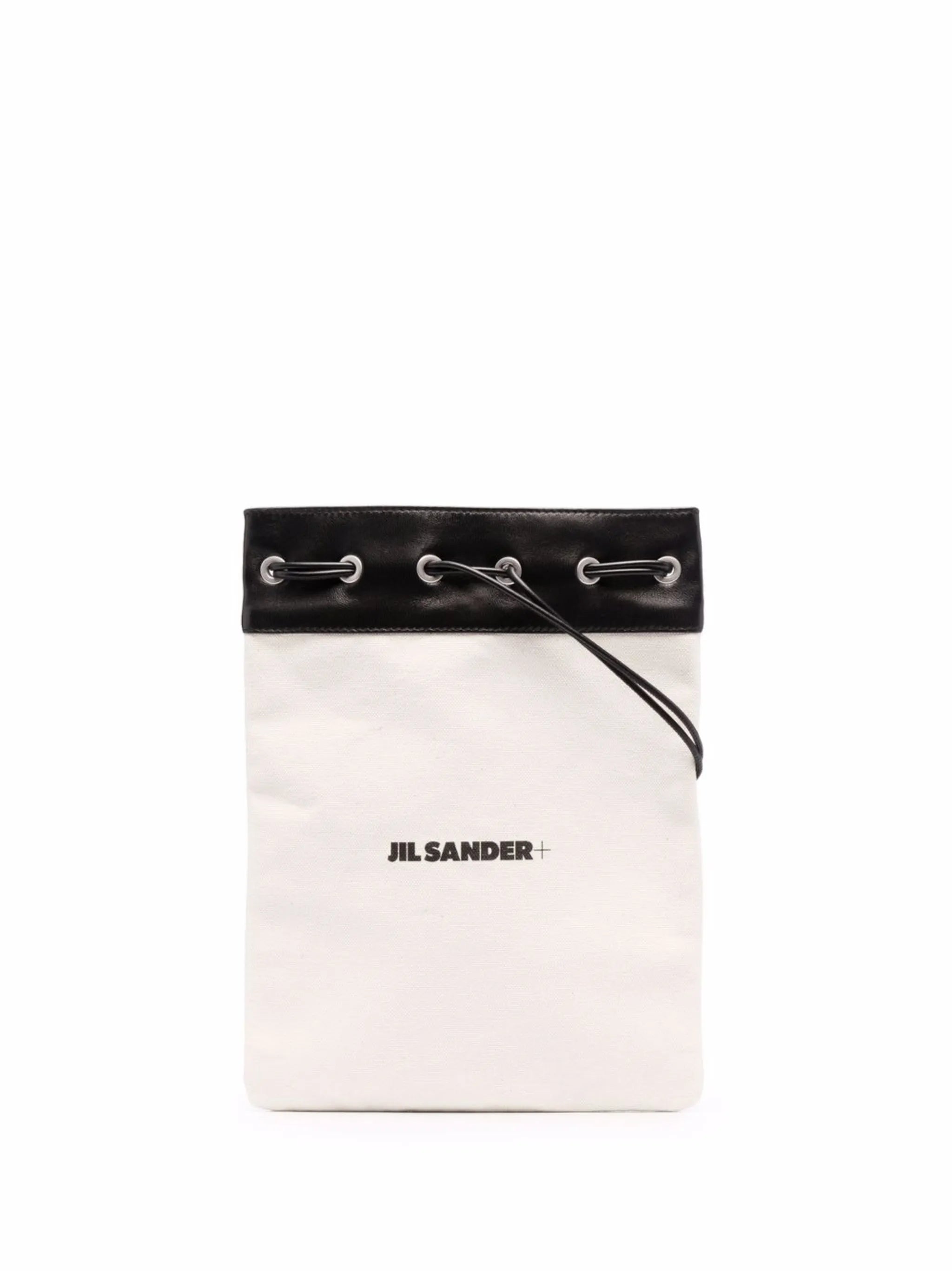 logo drawstring shoulder bag