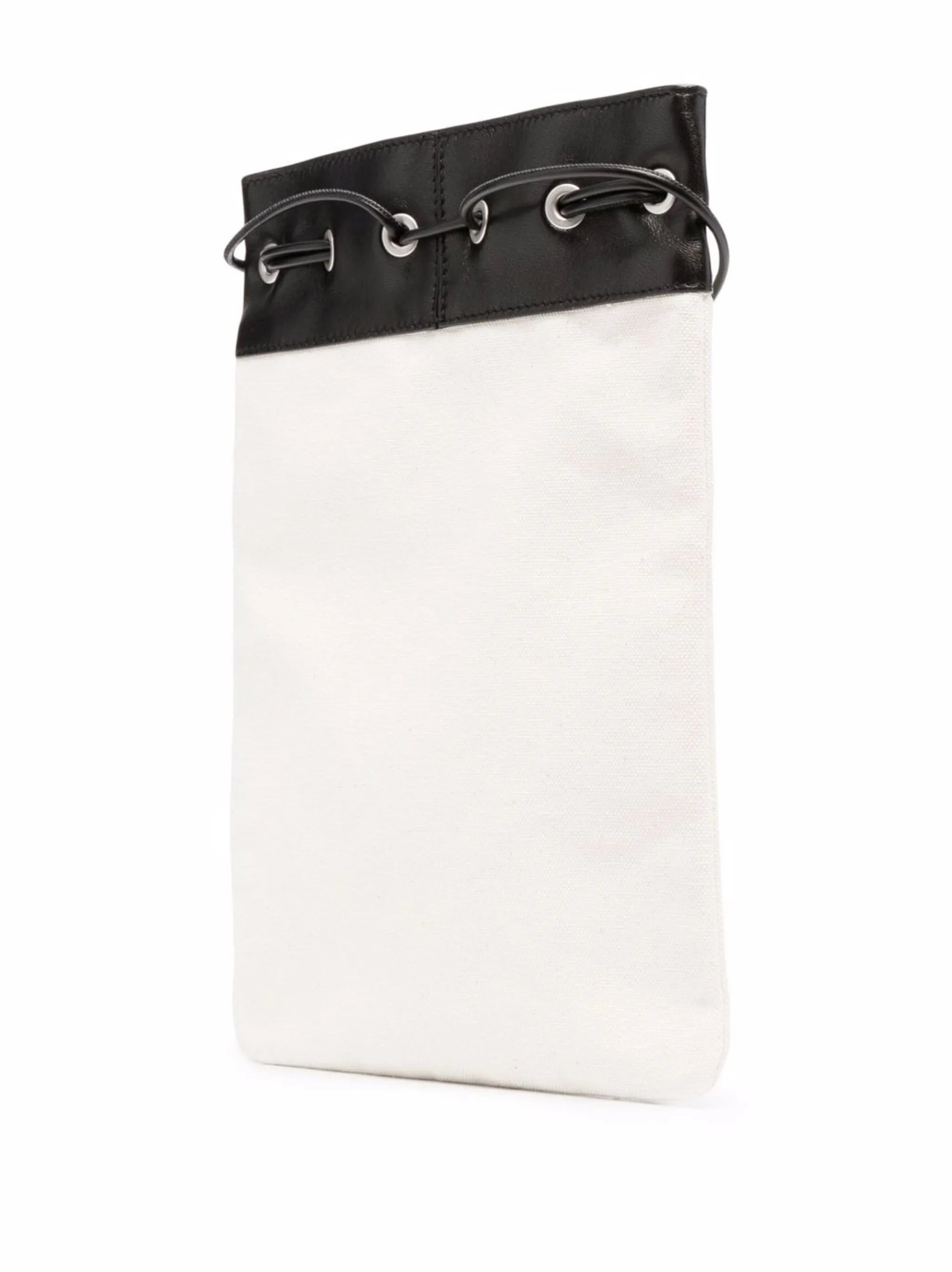logo drawstring shoulder bag
