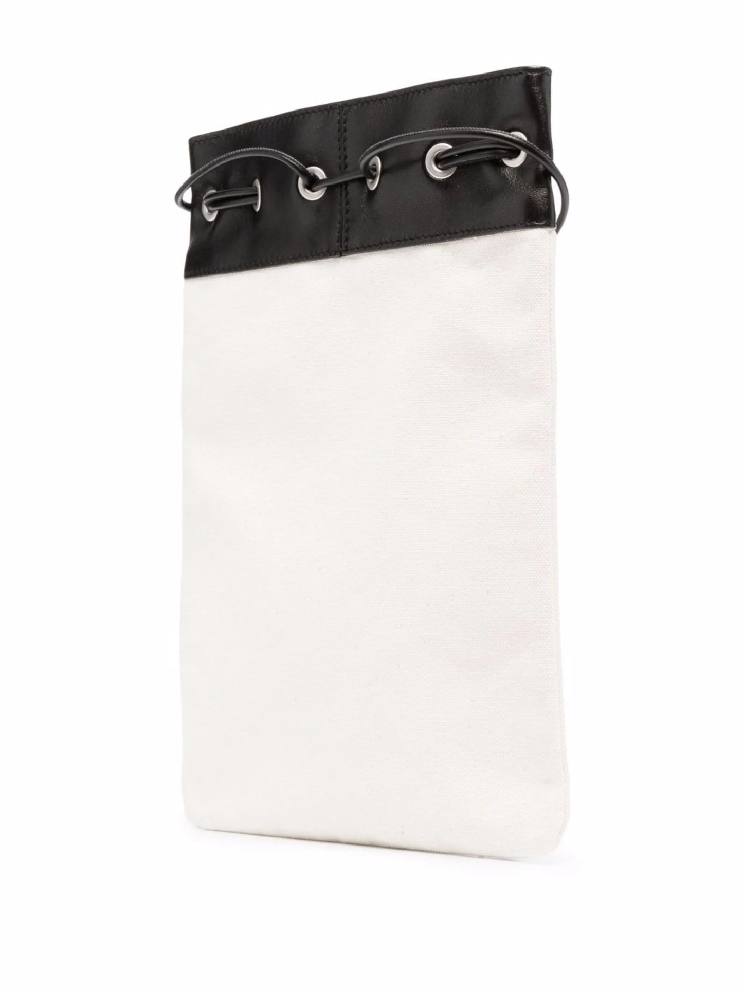 logo drawstring shoulder bag
