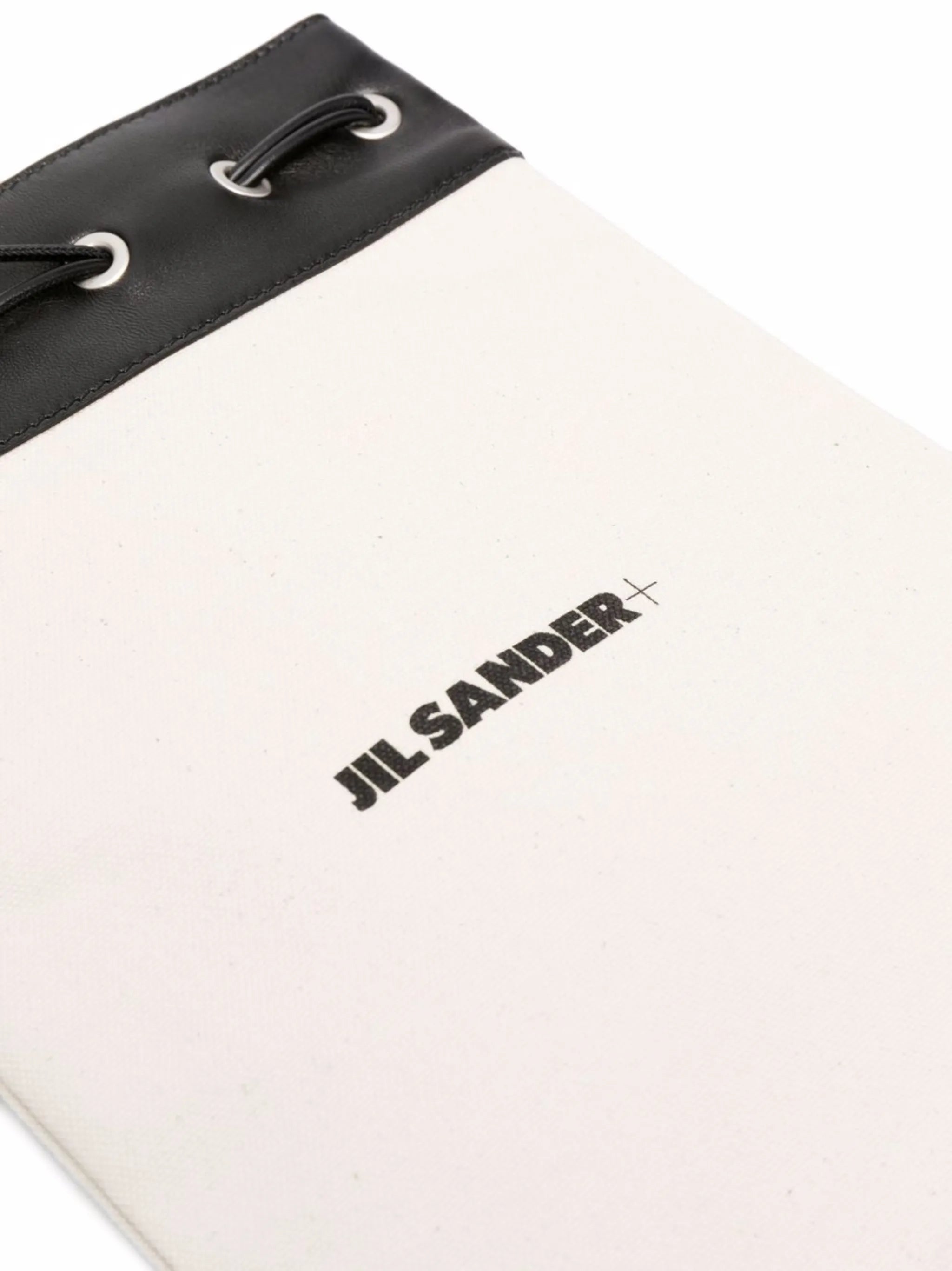 logo drawstring shoulder bag