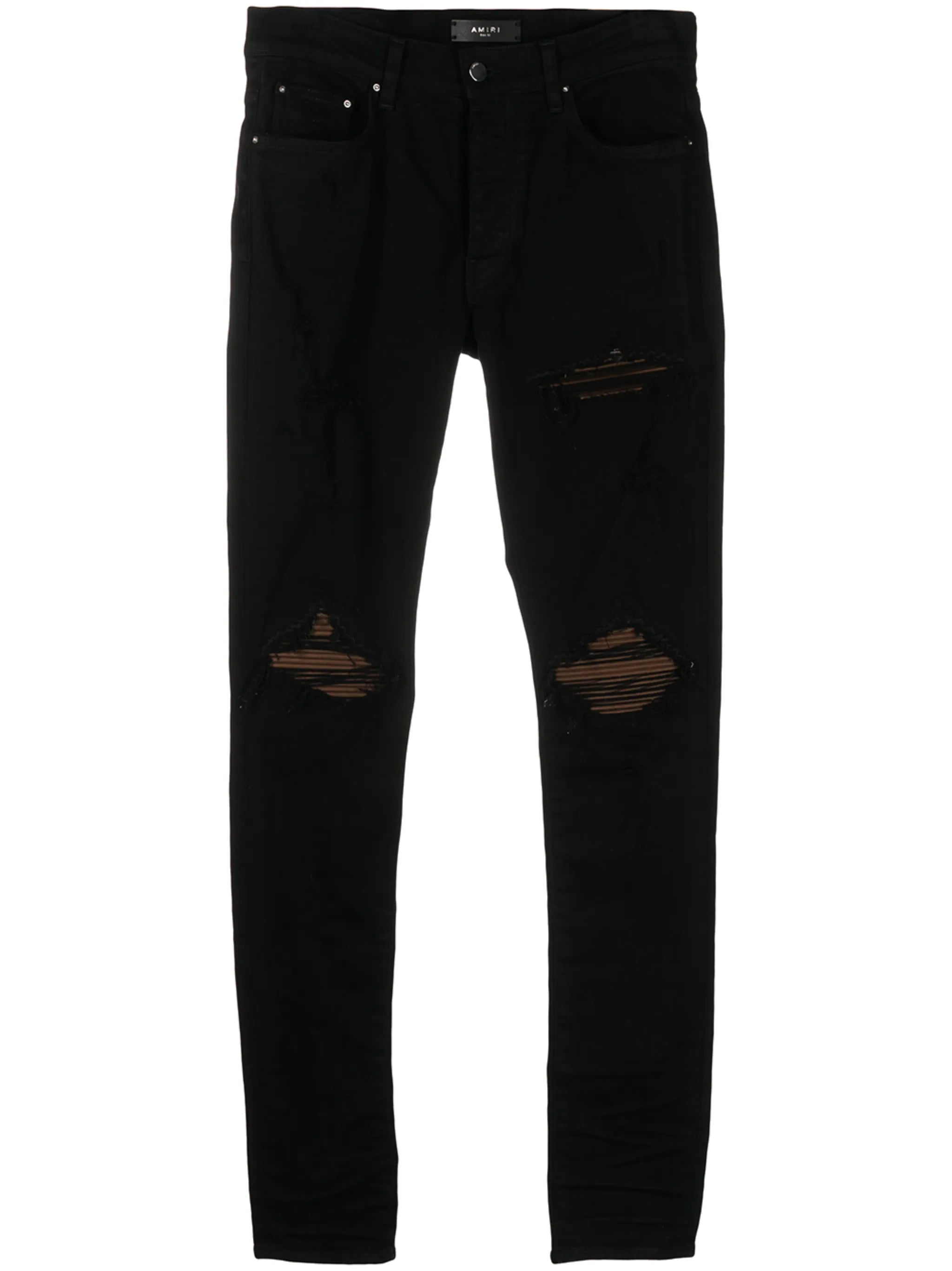 distressed ultra suede jeans