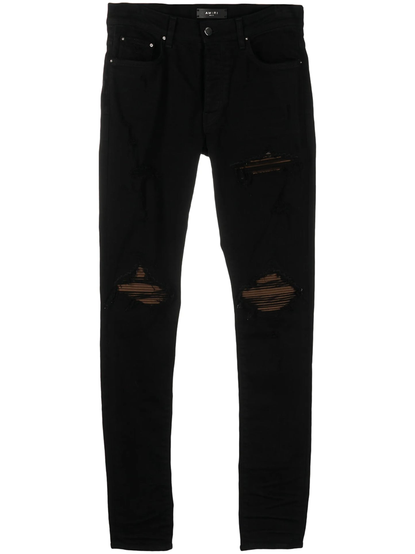 distressed ultra suede jeans