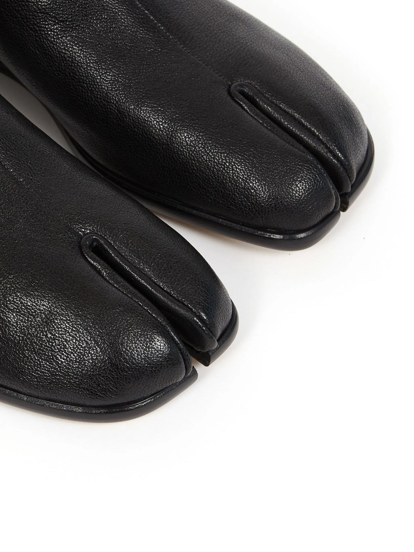 Tabi leather babouche shoes