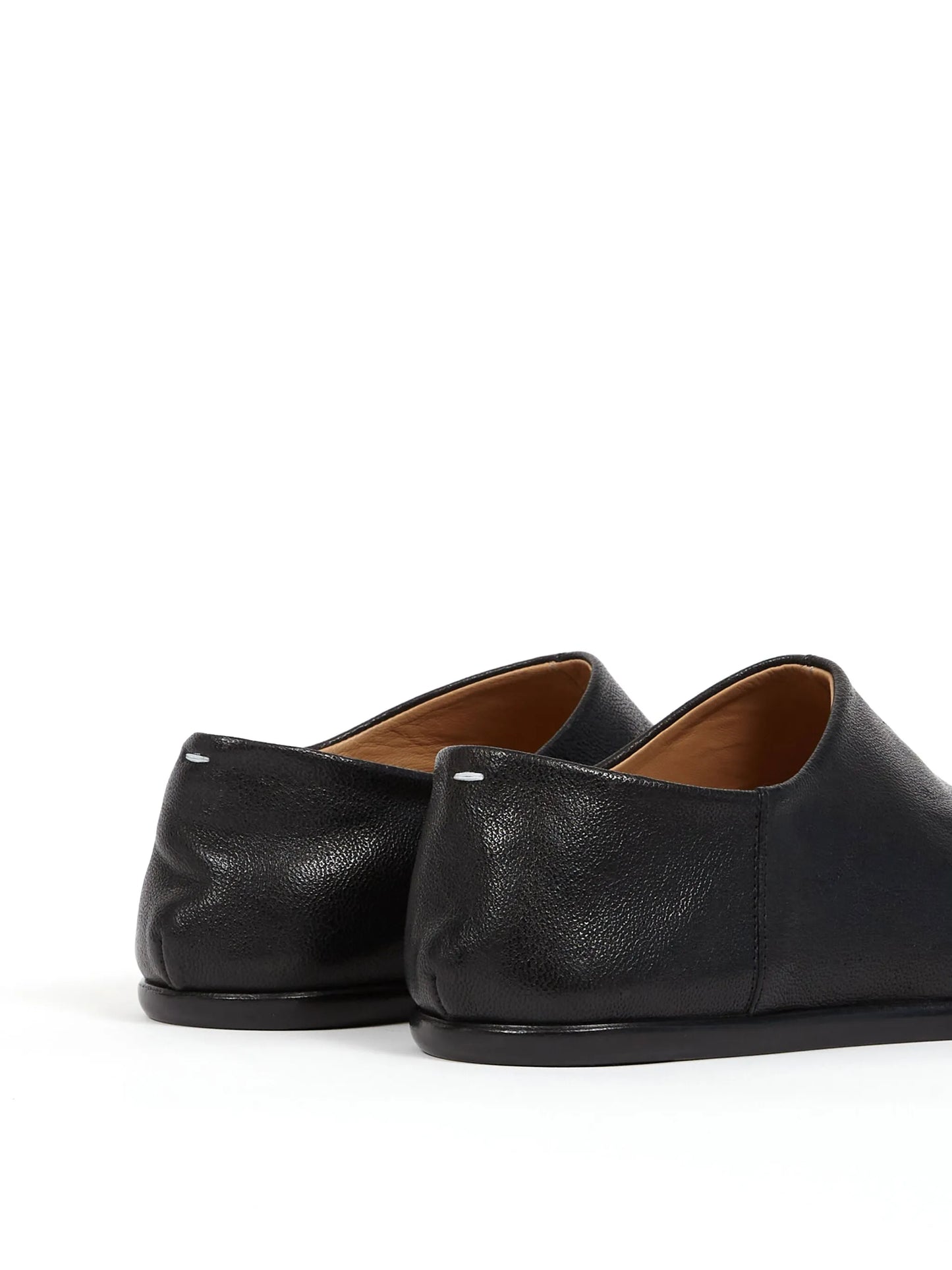 Tabi leather babouche shoes