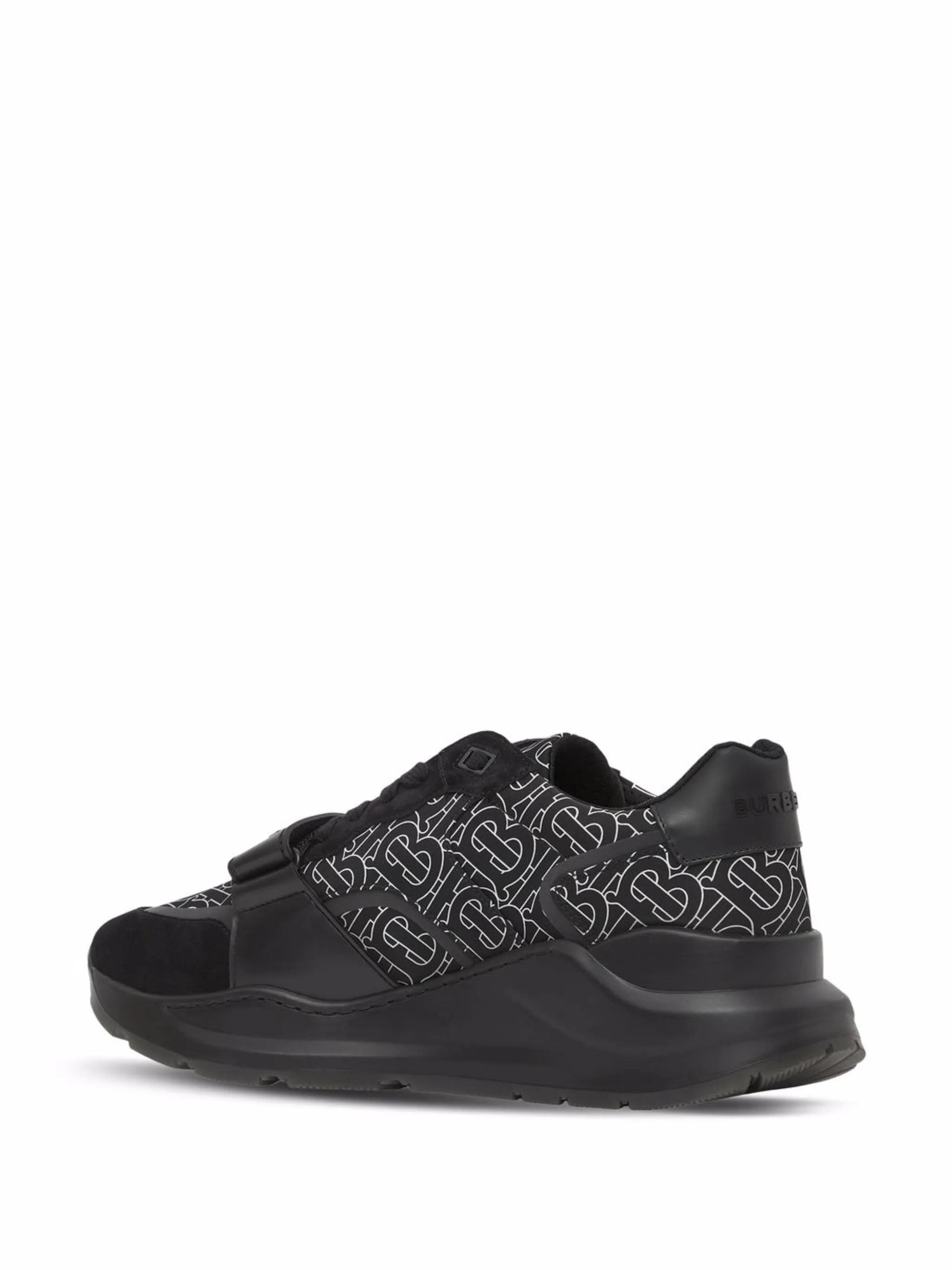 Ramsey monogram-print low-top sneakers