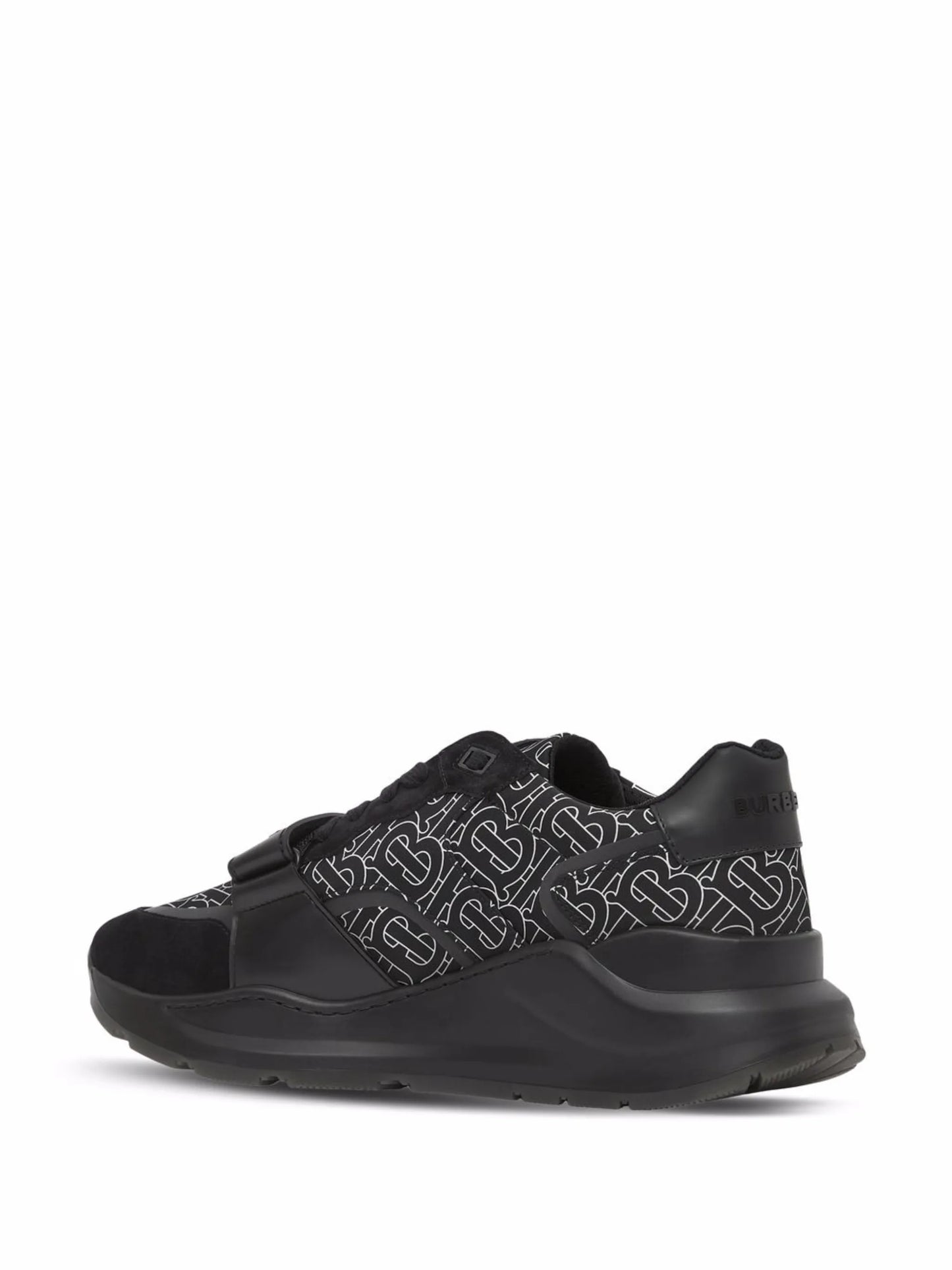 Ramsey monogram-print low-top sneakers