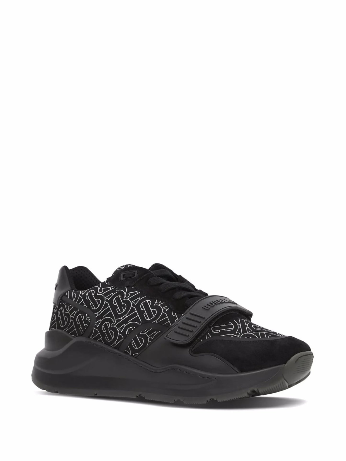 Ramsey monogram-print low-top sneakers