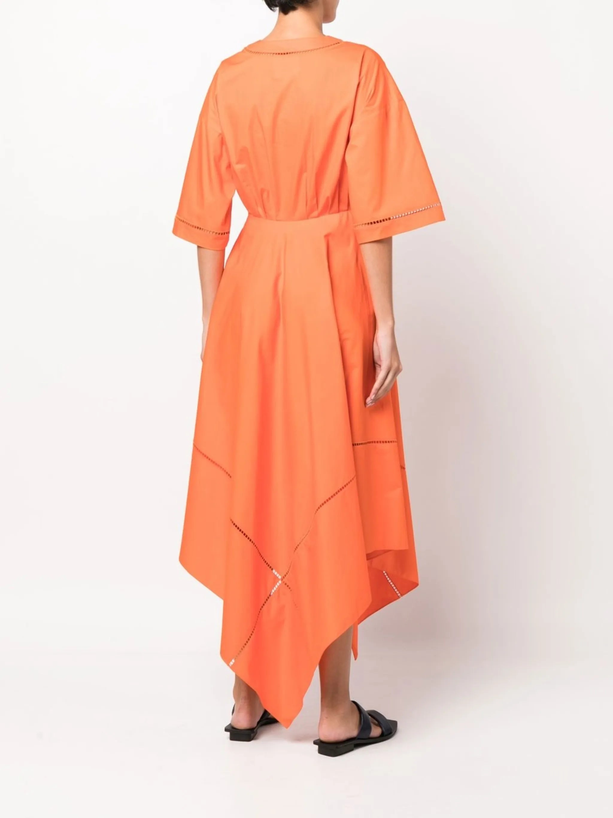 Talita asymmetric midi dress