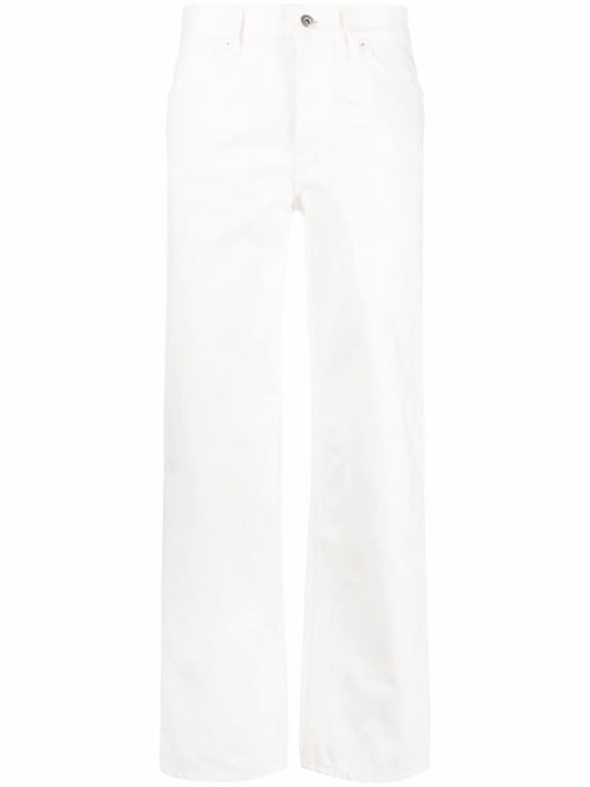 + straight-leg trousers