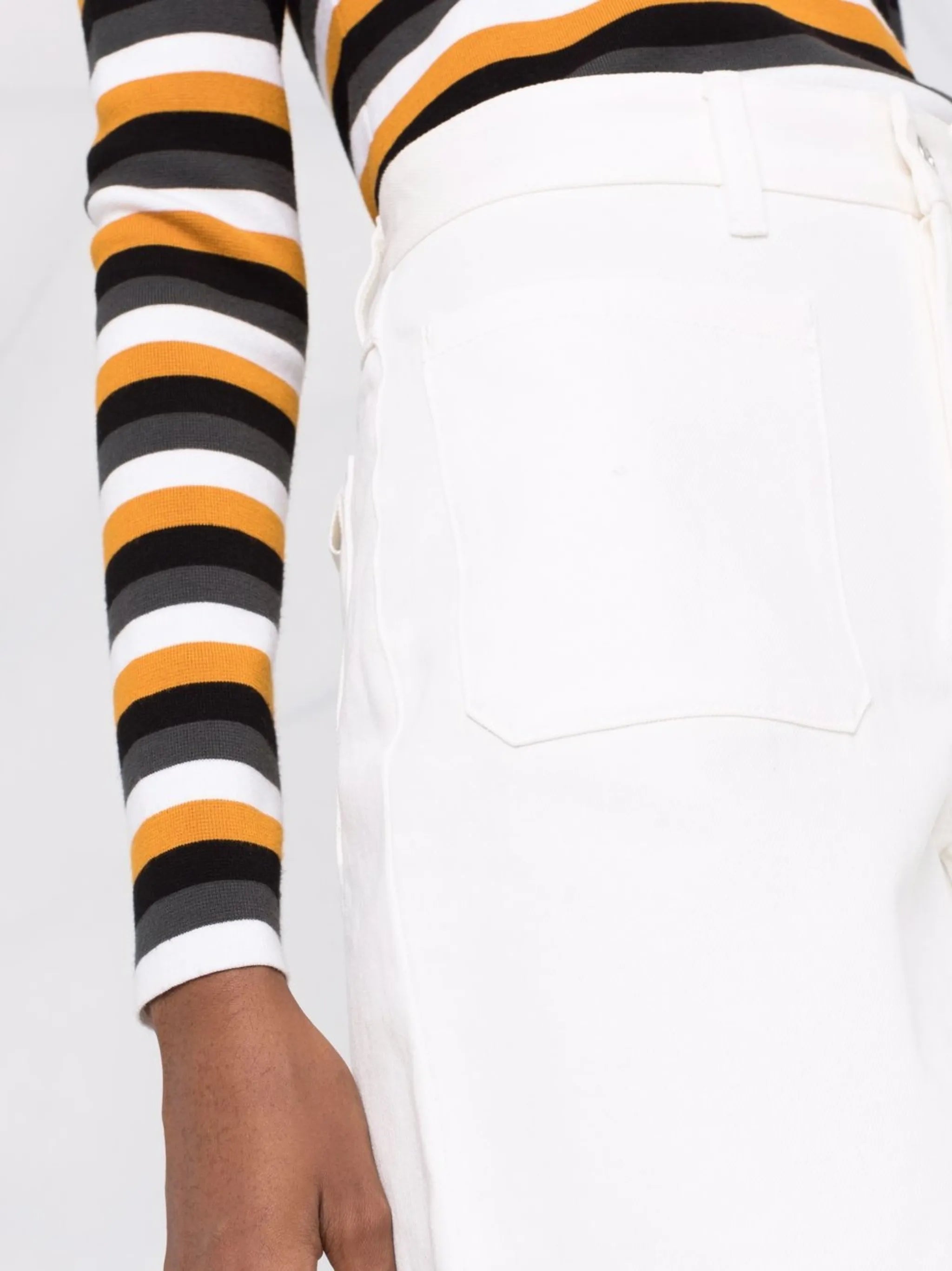 high-rise oversized-pocket shorts