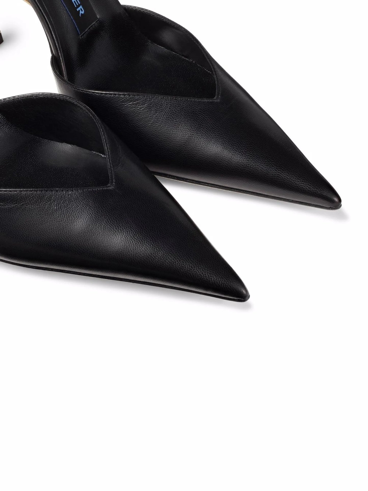 x Mugler 110mm leather pumps