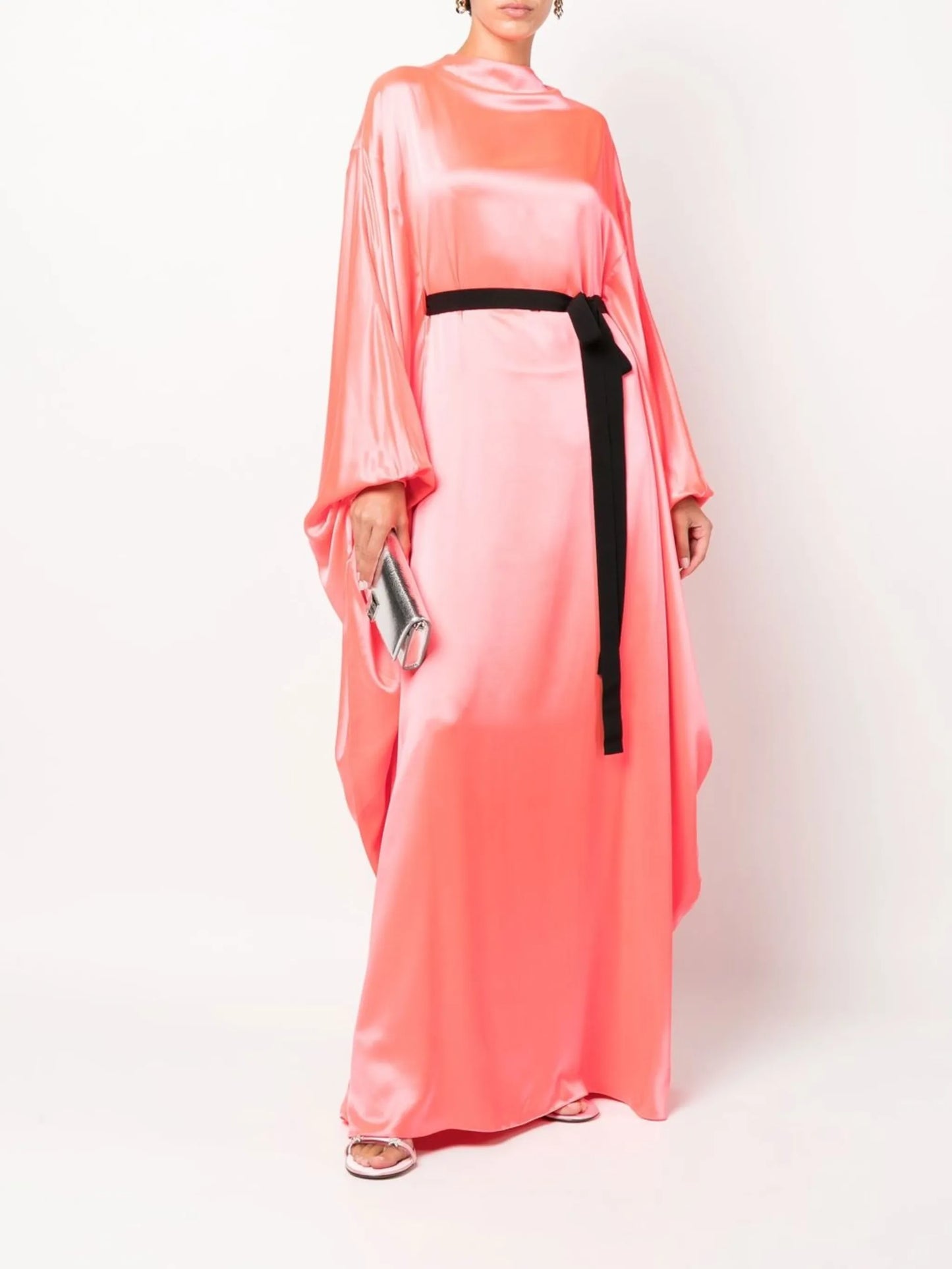 Raziya silk kaftan gown