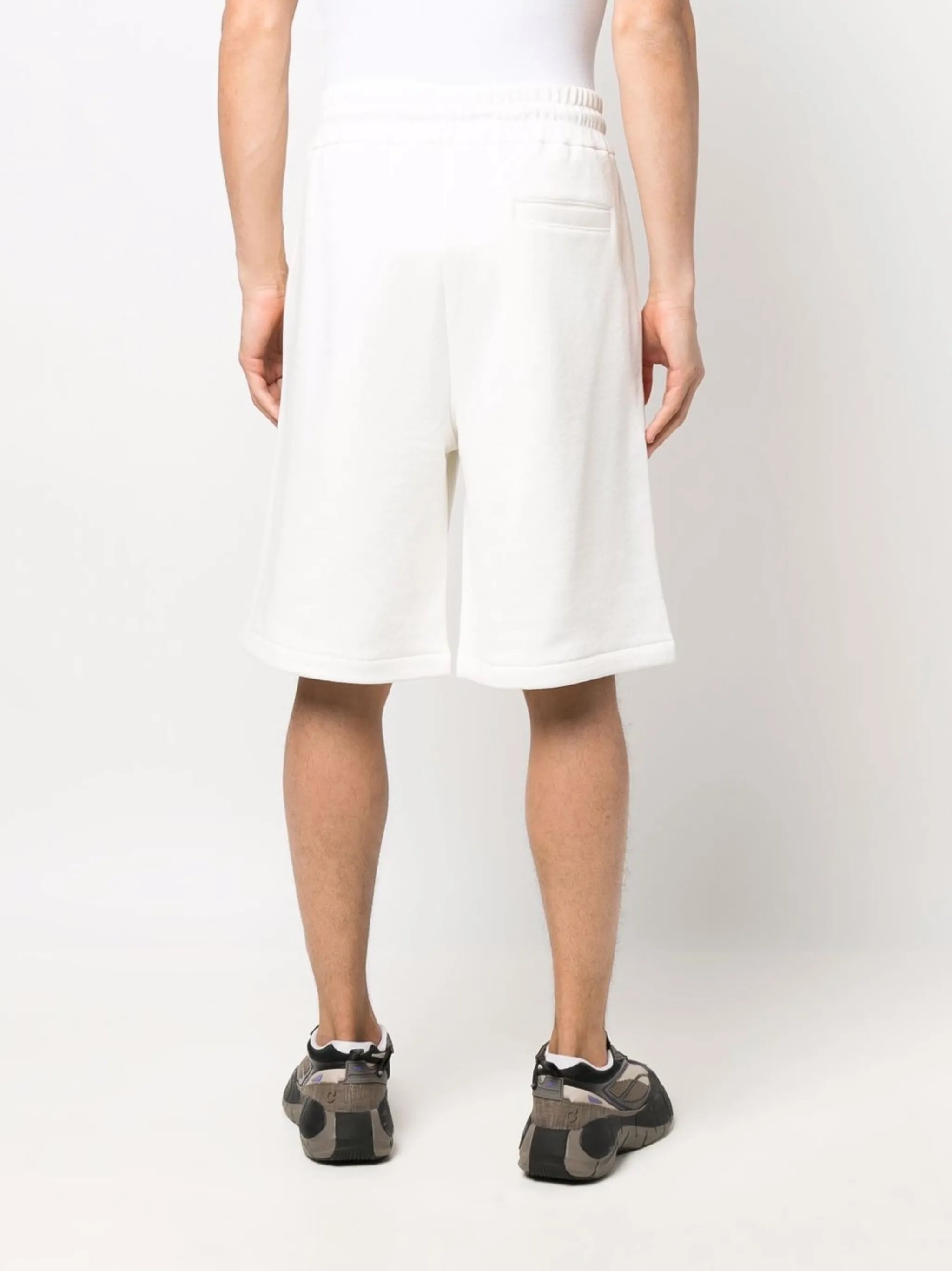 logo-print shorts