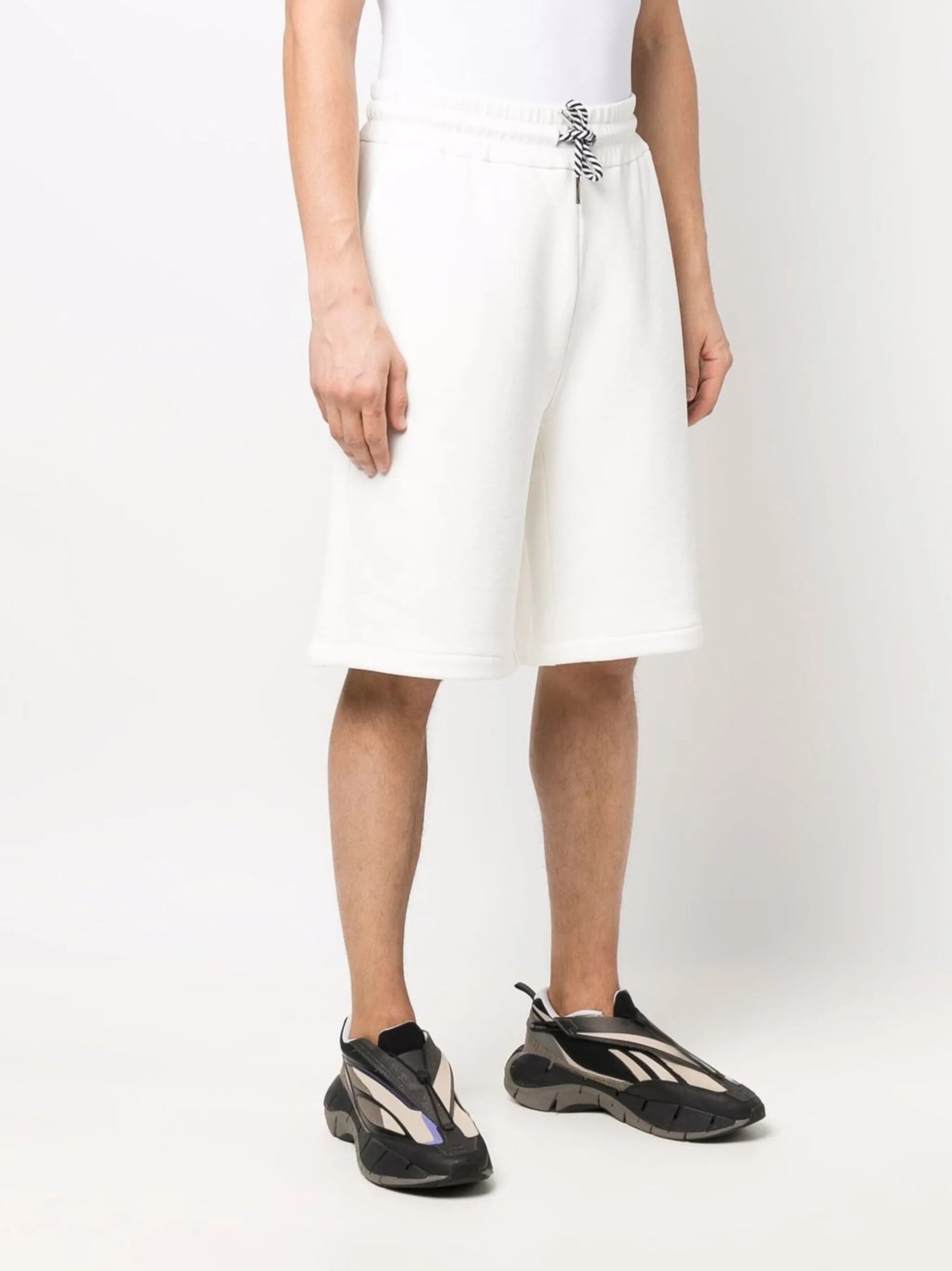 logo-print shorts
