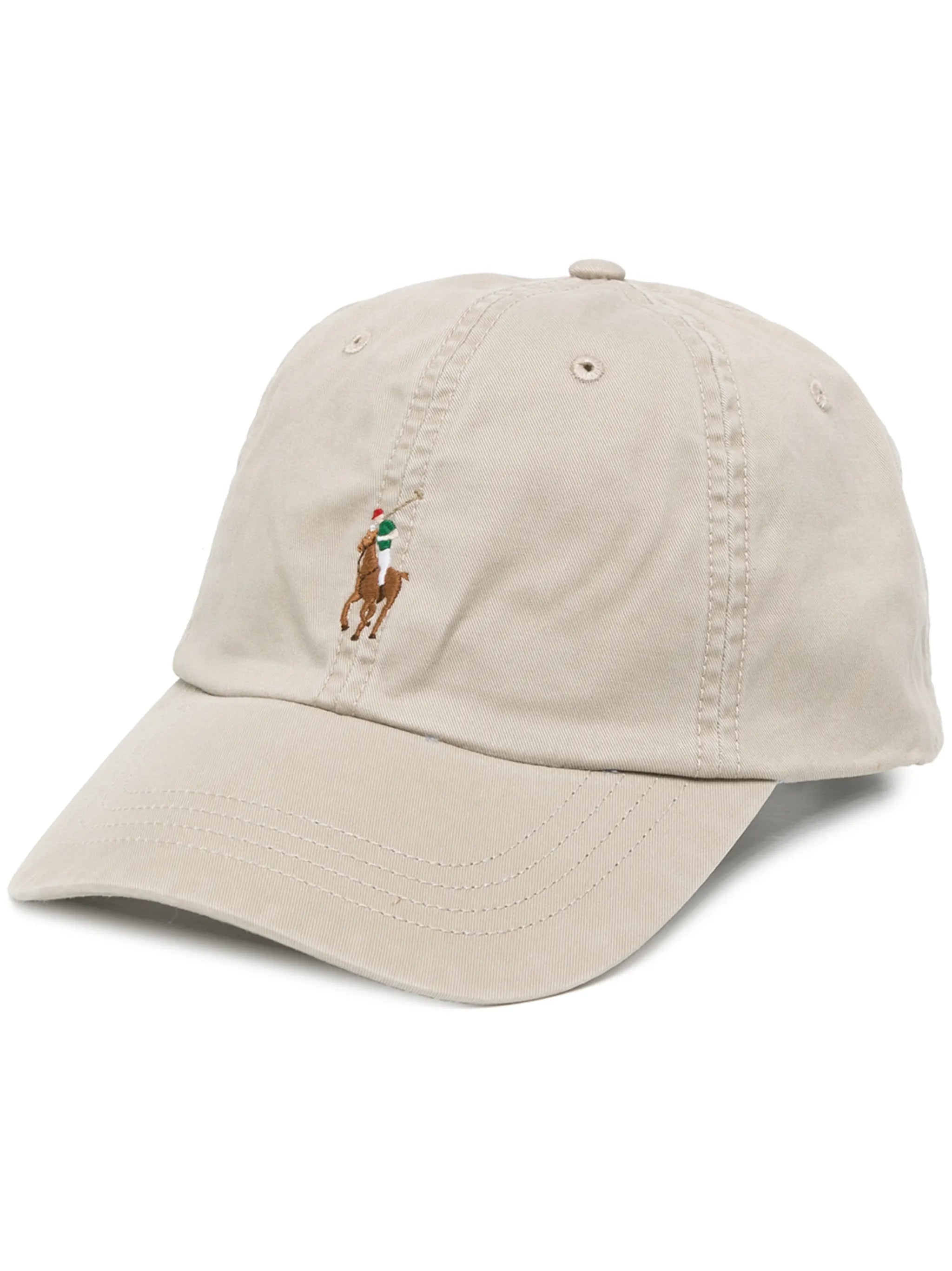 logo-embroidered cotton cap