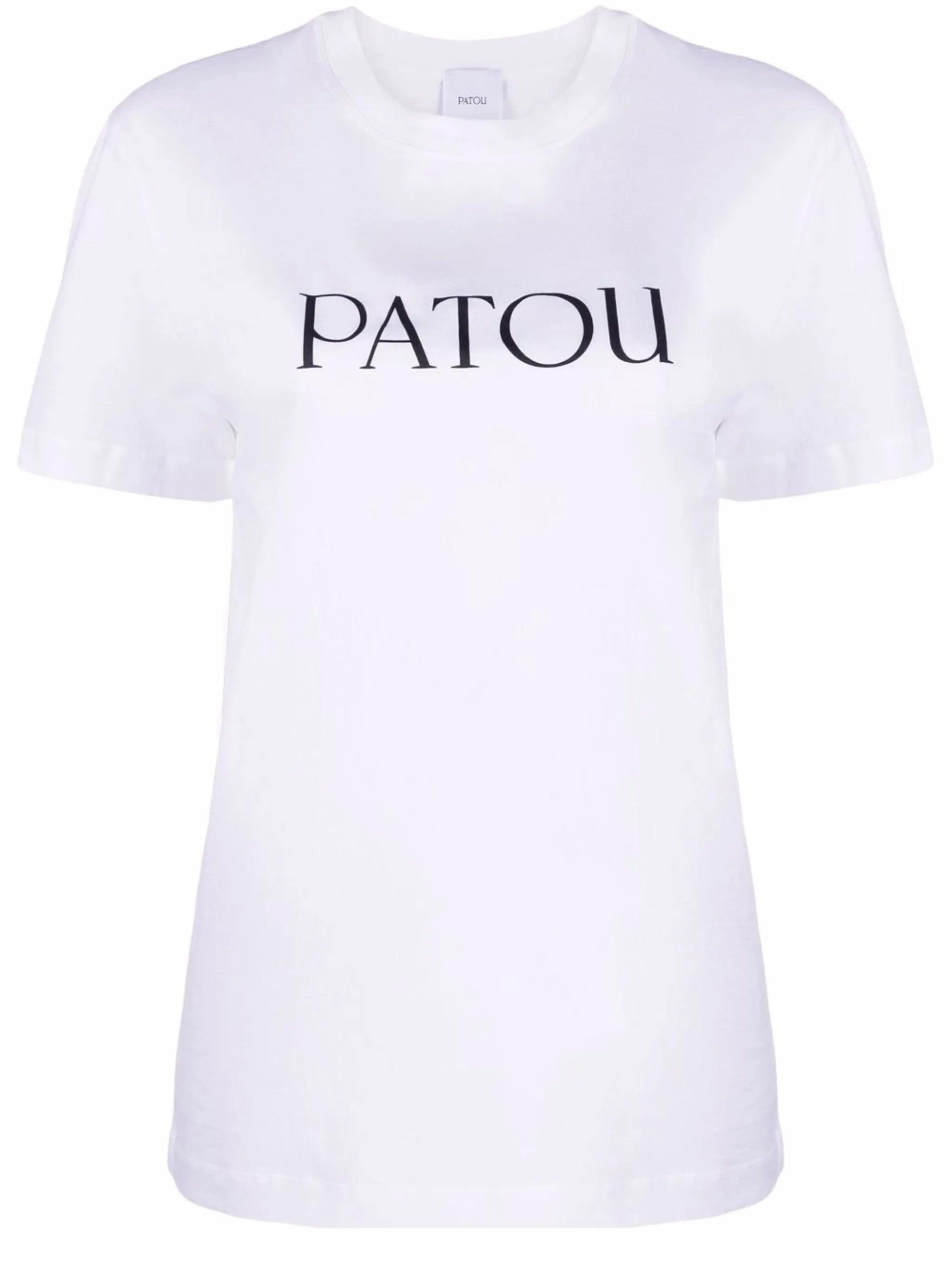 logo-print organic-cotton T-shirt