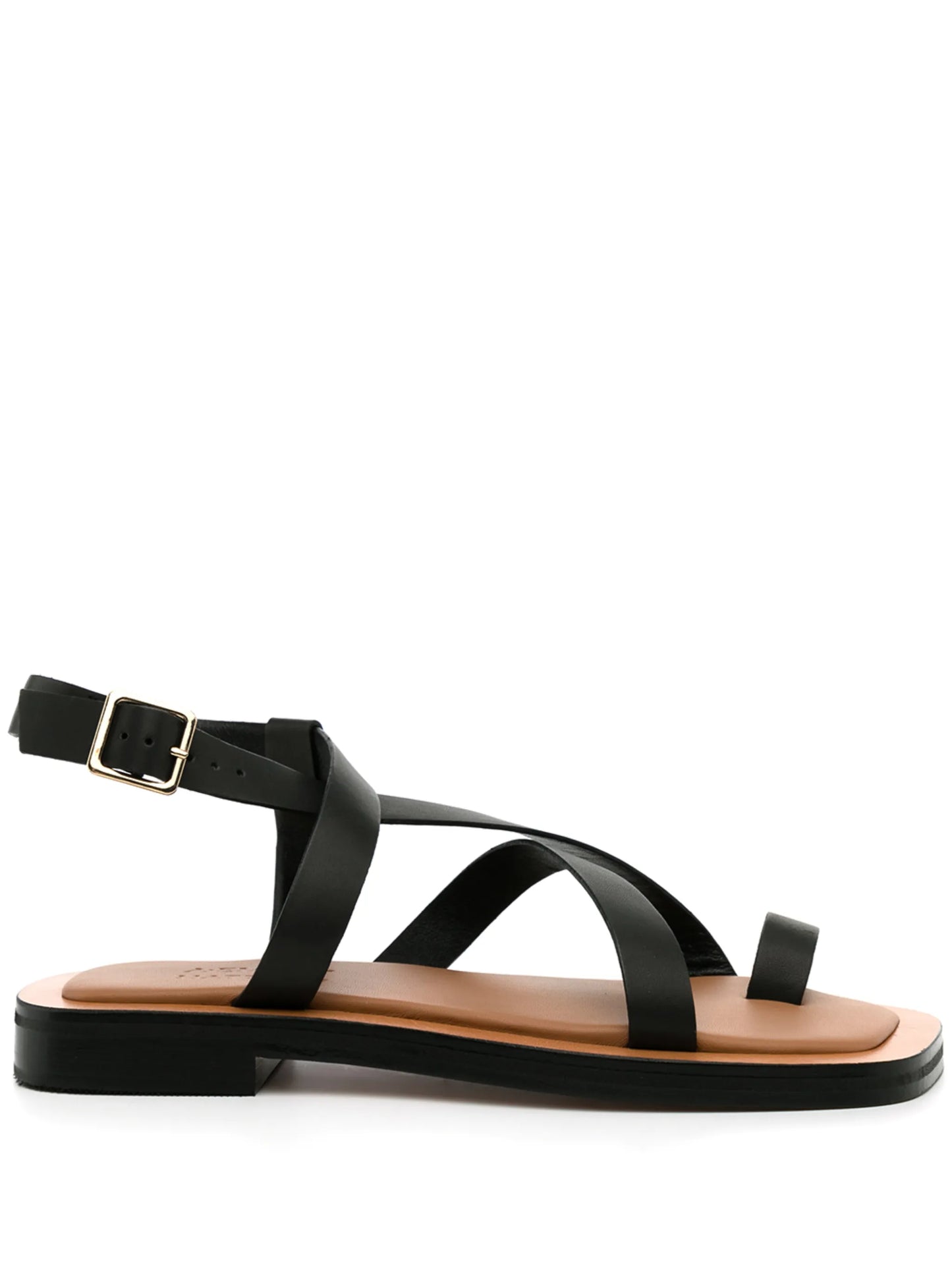 ankle-buckle strap sandals